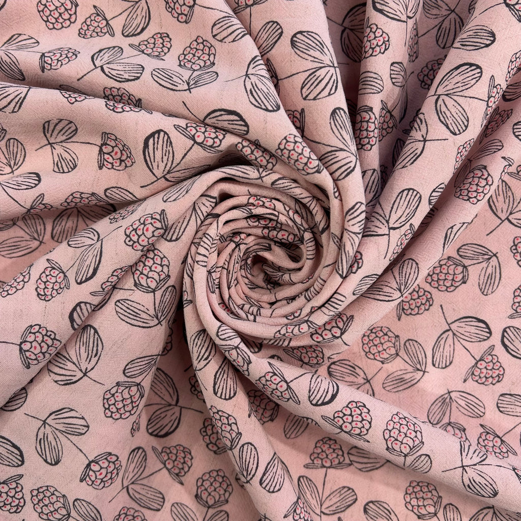 Blush Raspberry Linen
