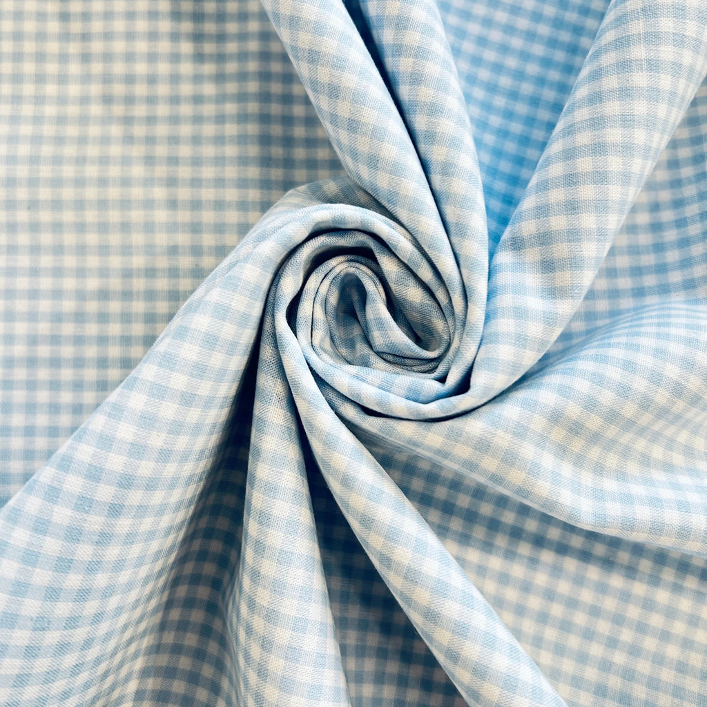 Sky Check Cotton
