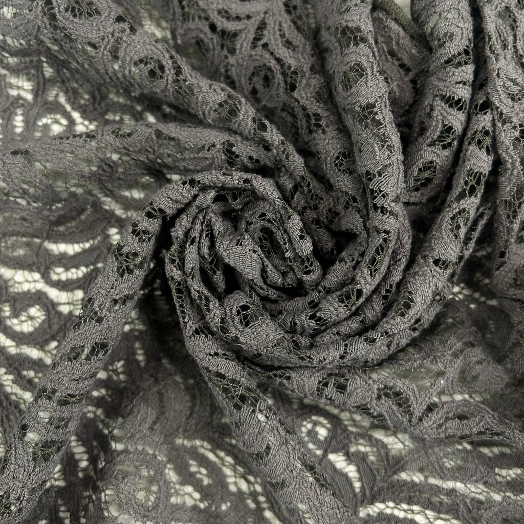 Ultra Grey Paisley Lace