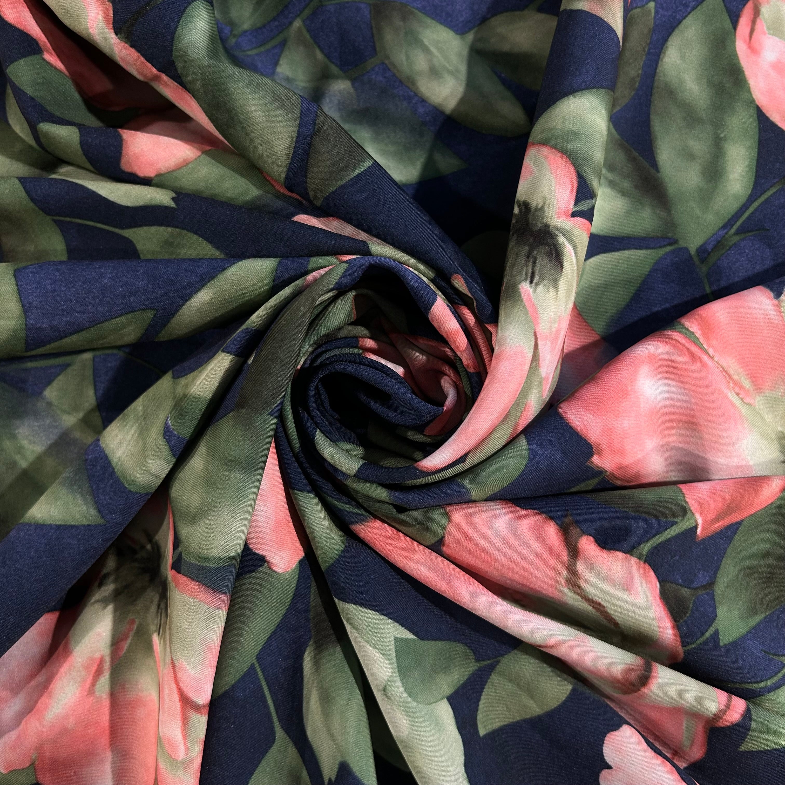 Navy Pink Magnolia