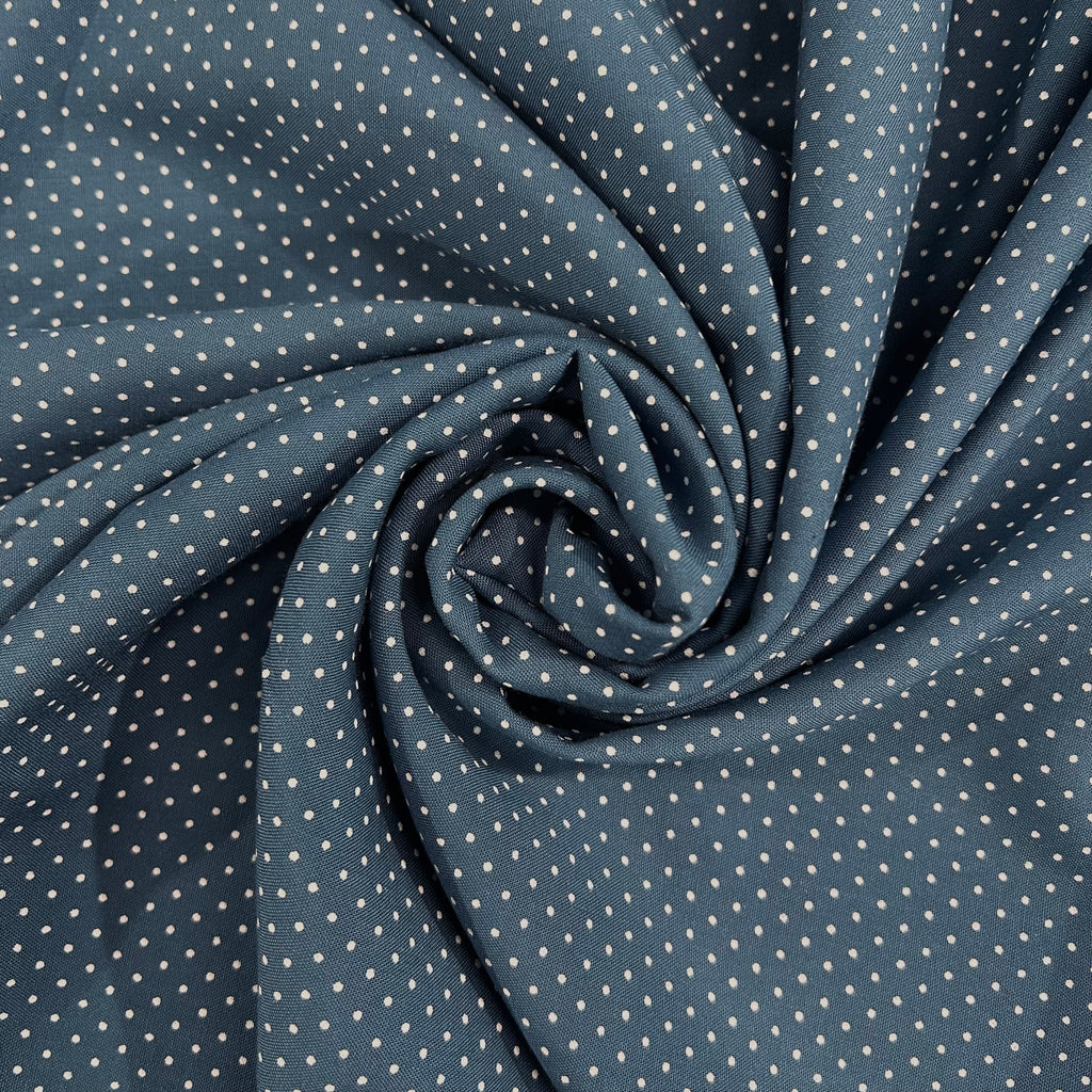 Dusty Teal Petit Dots