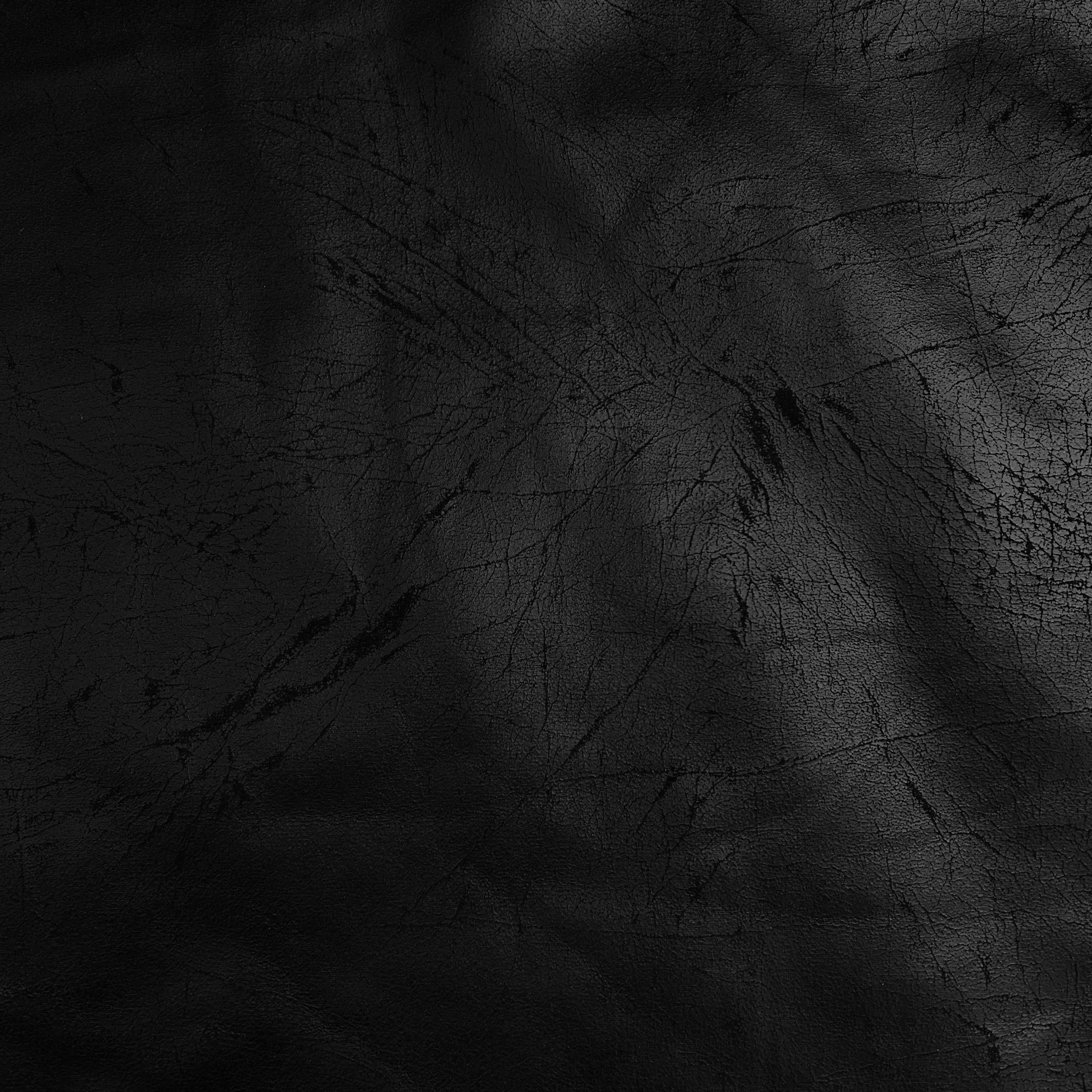Black waterproof faux leather with a vintage crackle effect