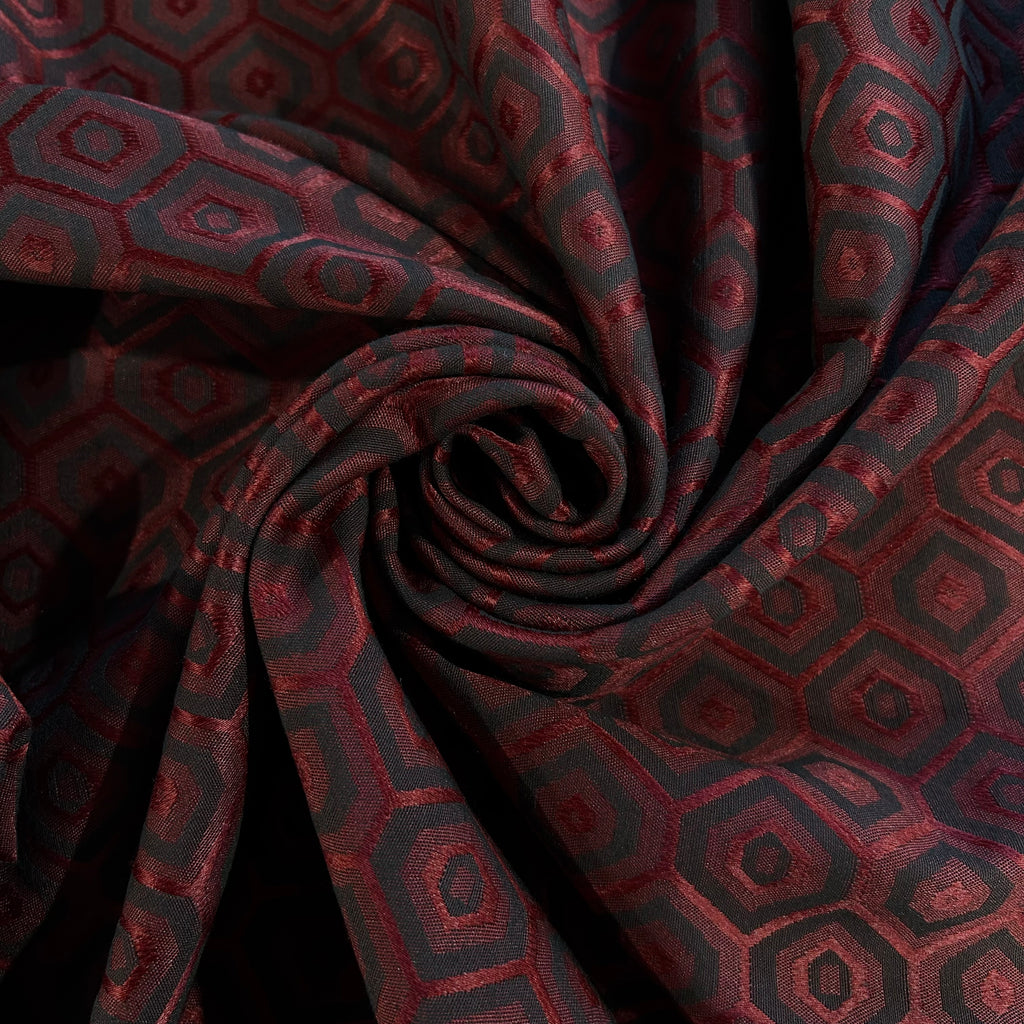 Ruby Diamond Jacquard