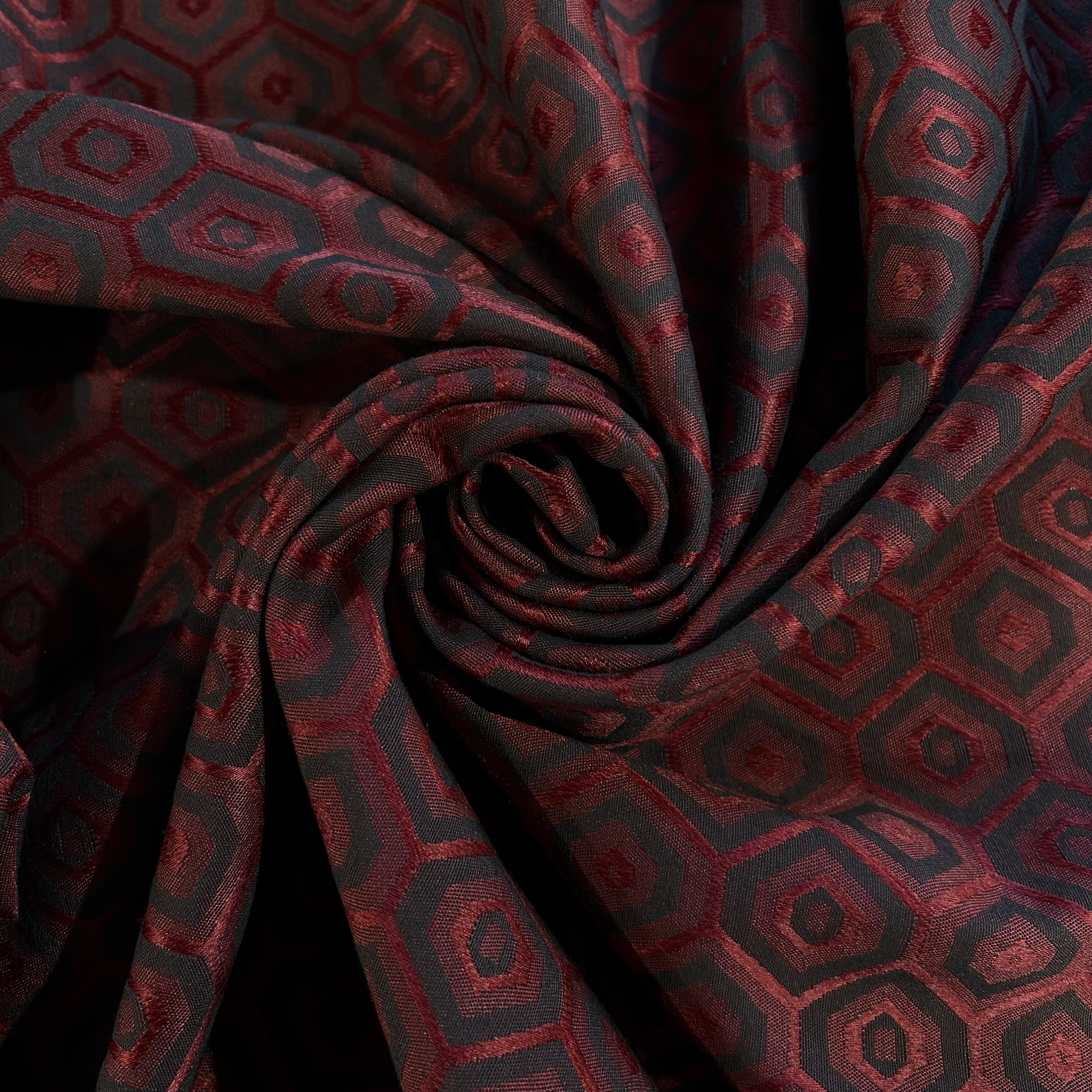 Ruby Diamond Jacquard