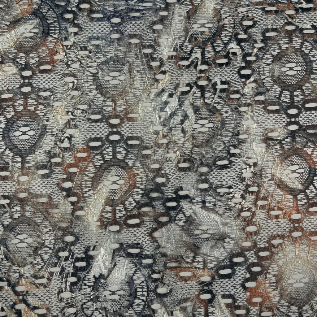 Smoky Mix Paisley Lace