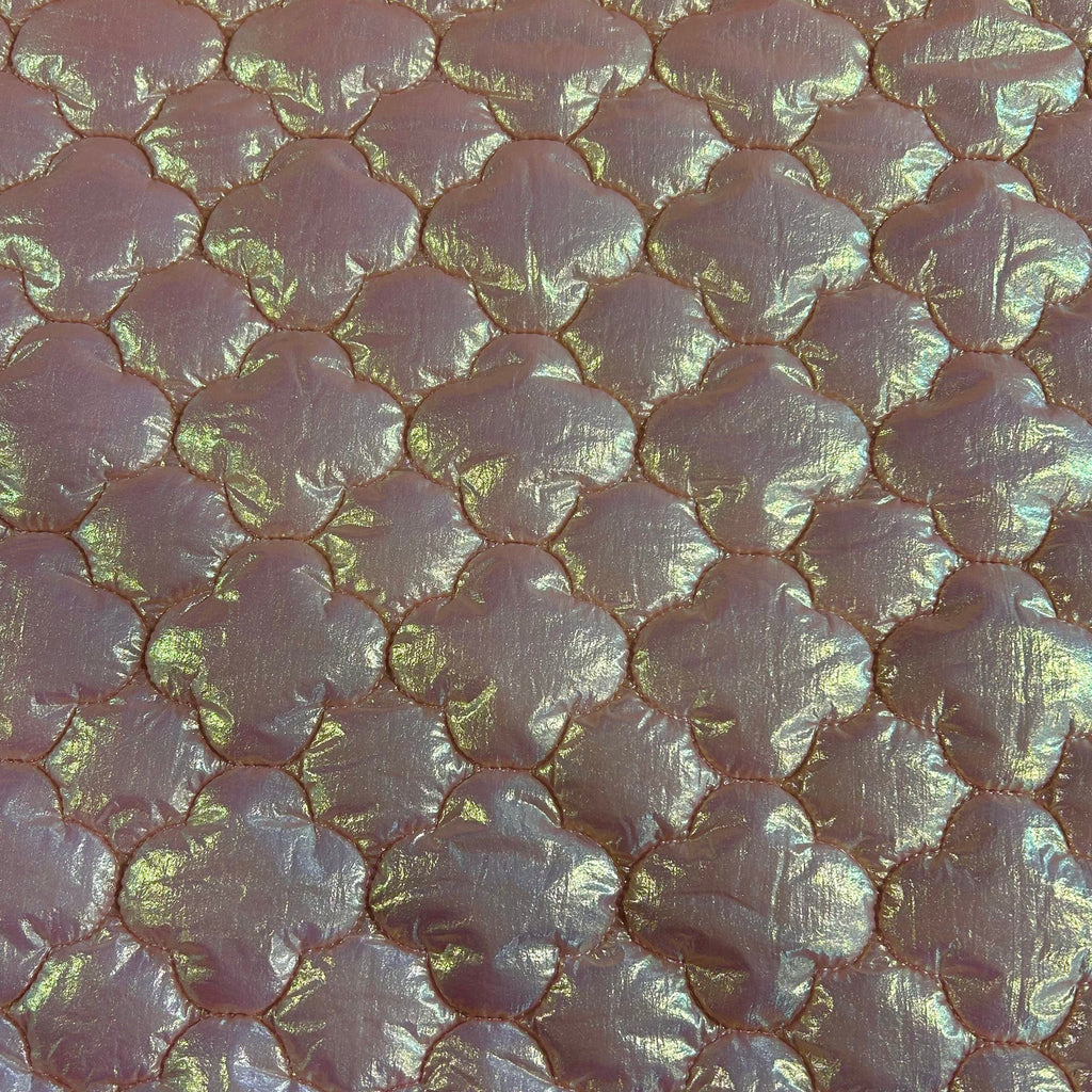 Quilted Eco Leather Rose Pearl