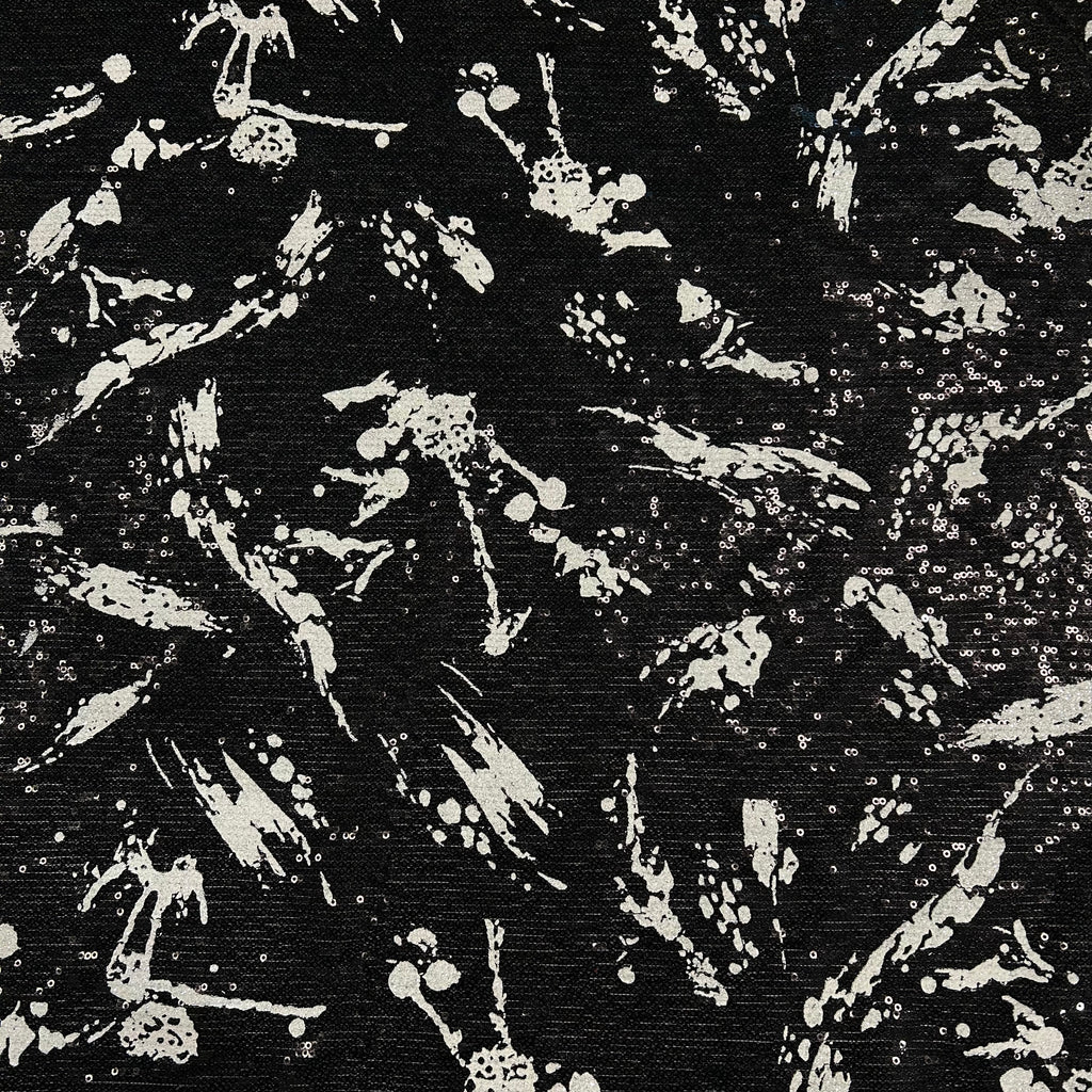 Black Sequin Splash