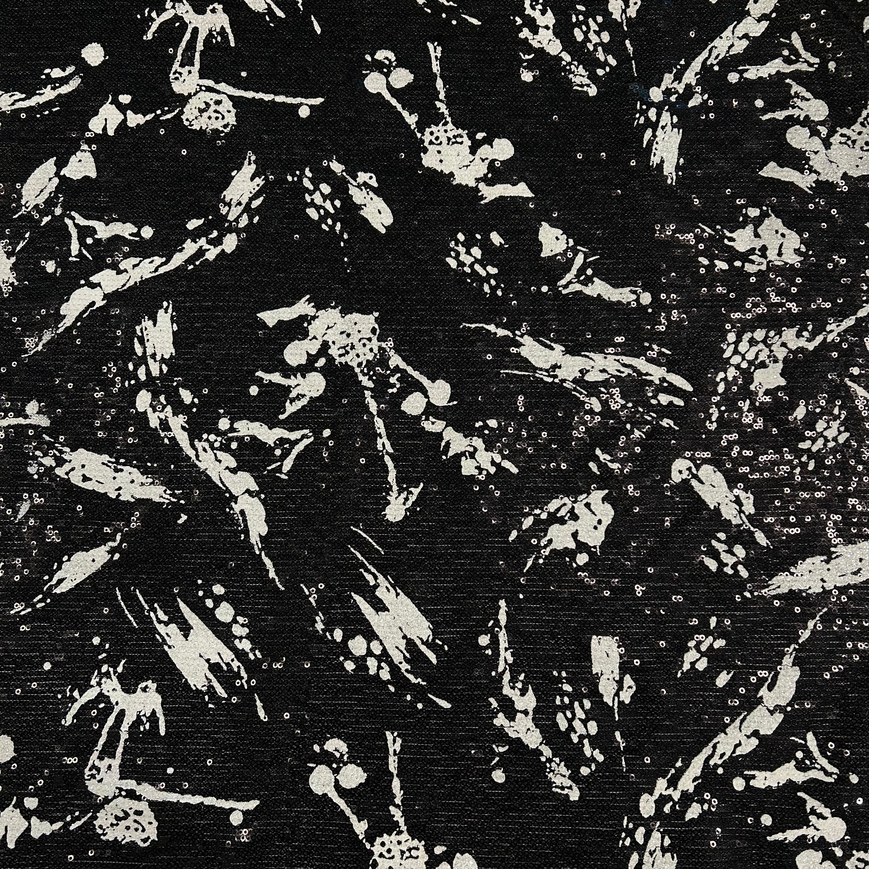 Black Sequin Splash