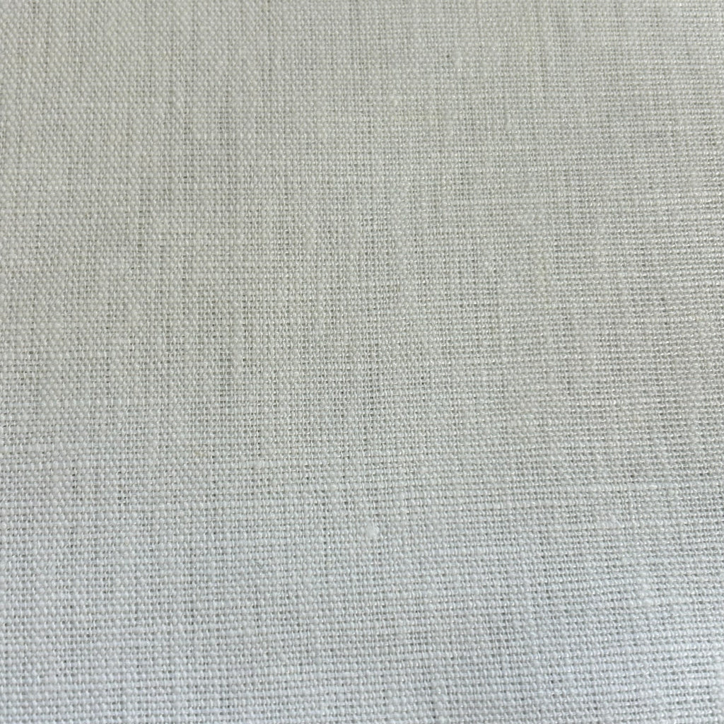 White Heavy Linen