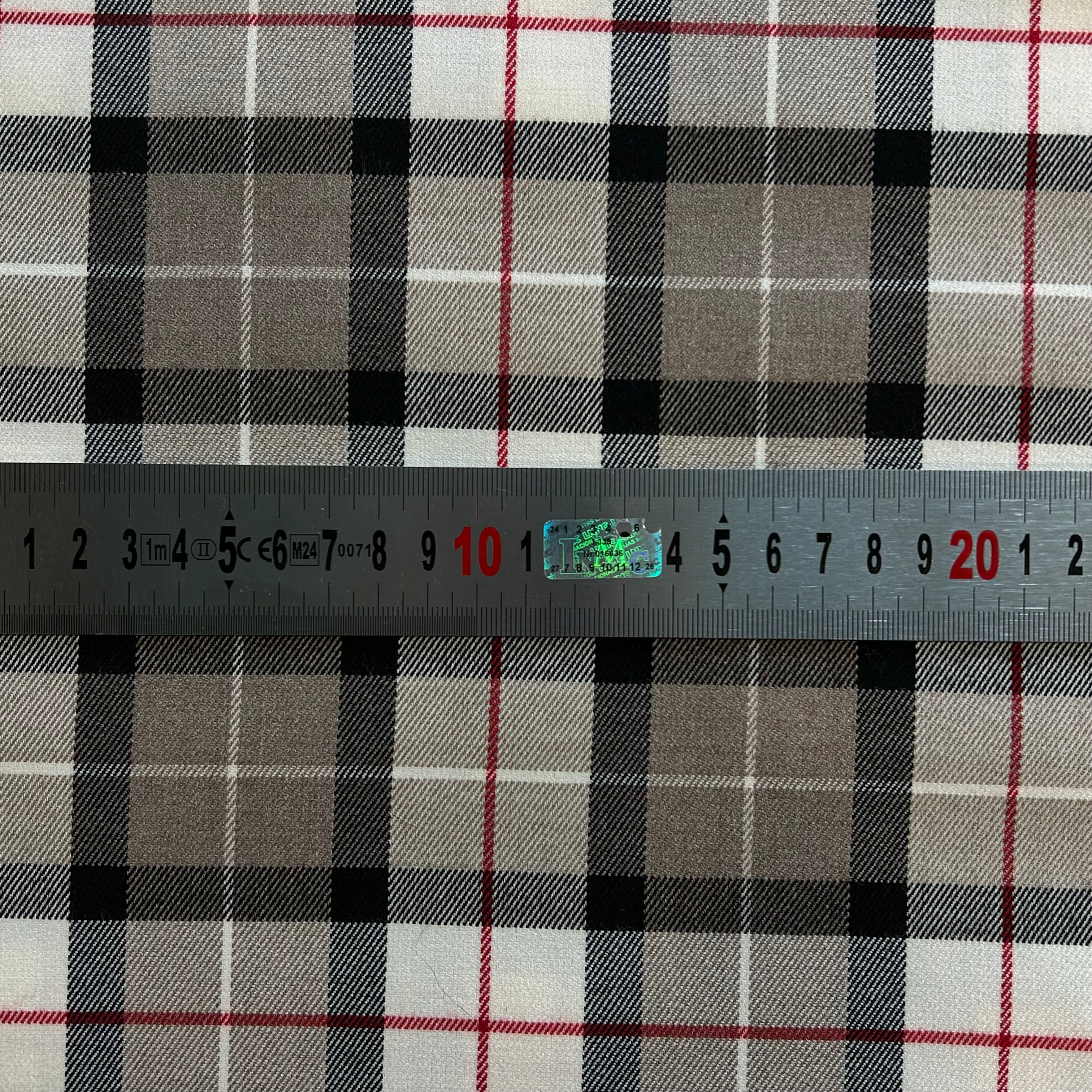 Beige Tartan Check