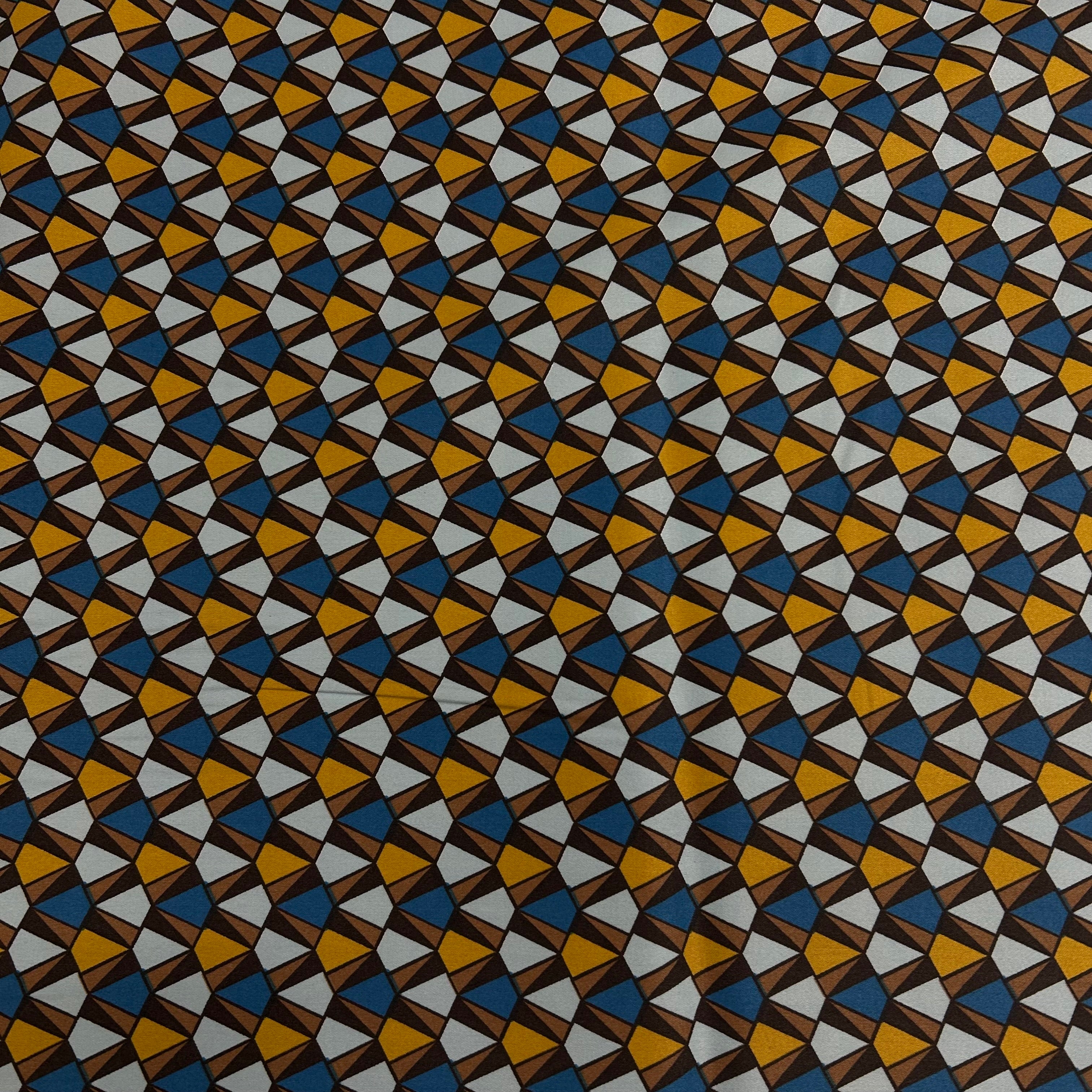 Retro Geometric Print