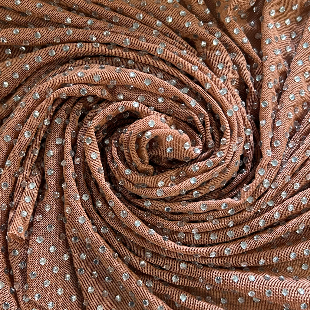 Nude Crystal Glam Polyester