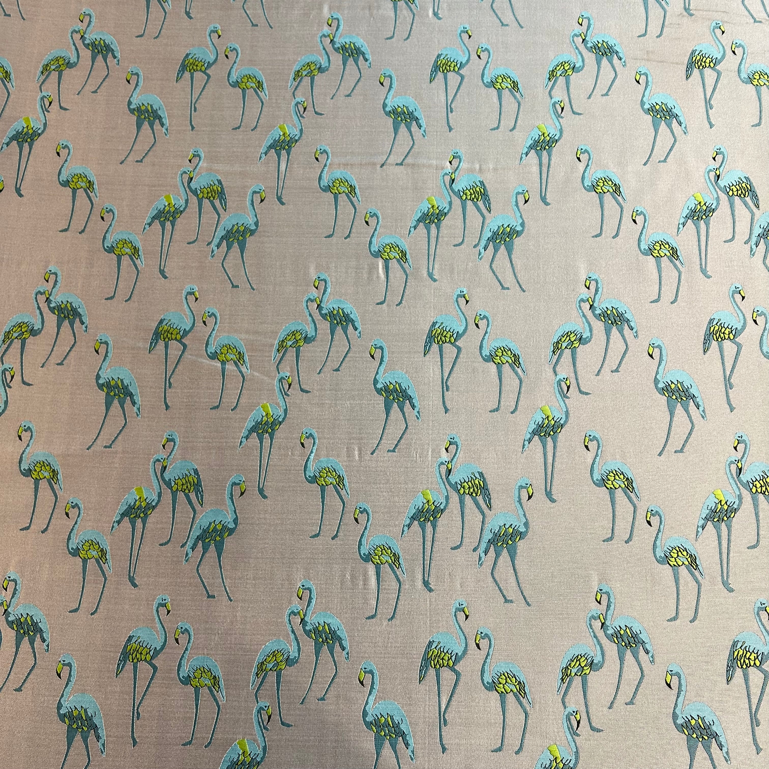 Pink Flamingo Jacquard