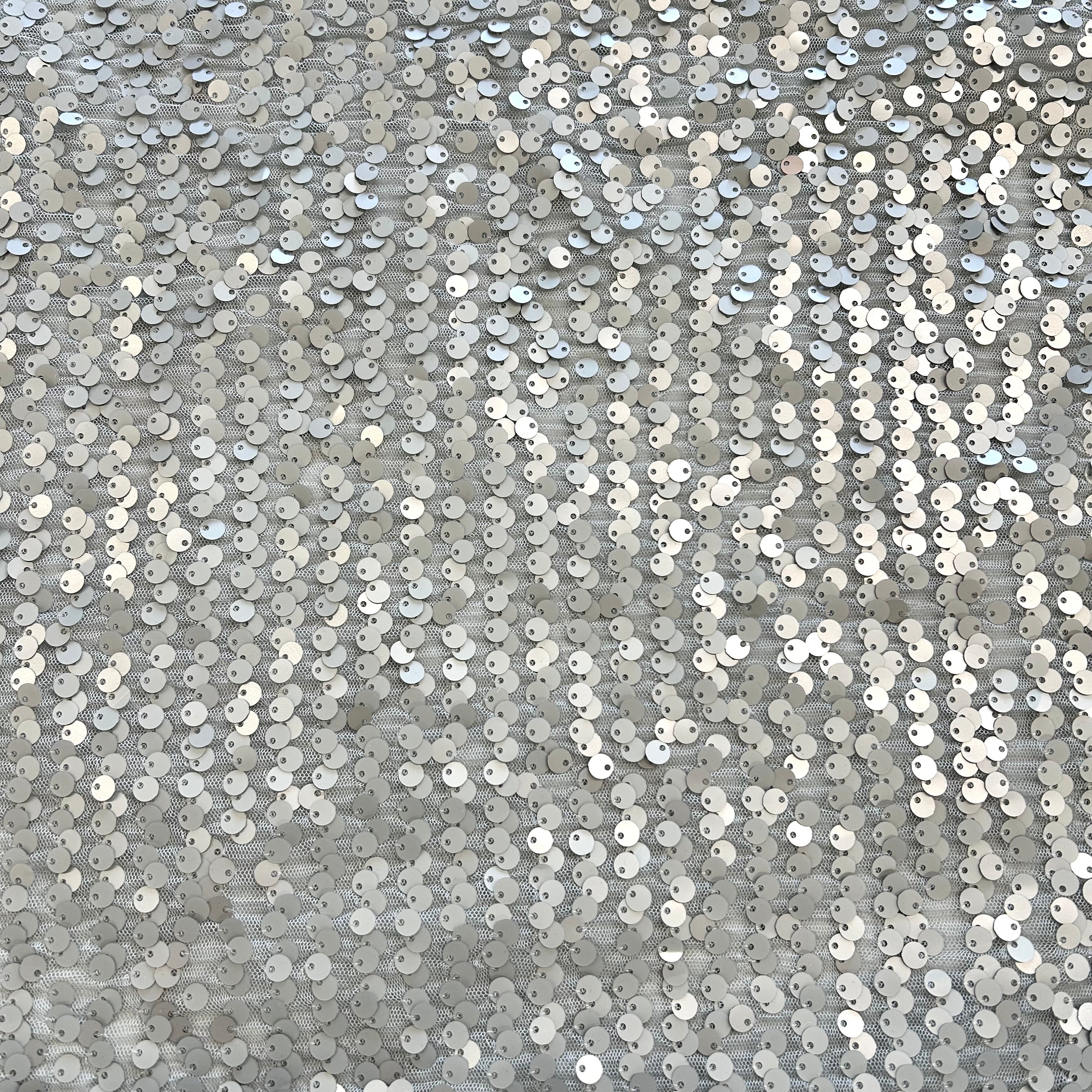 Silver Pearl Sequins