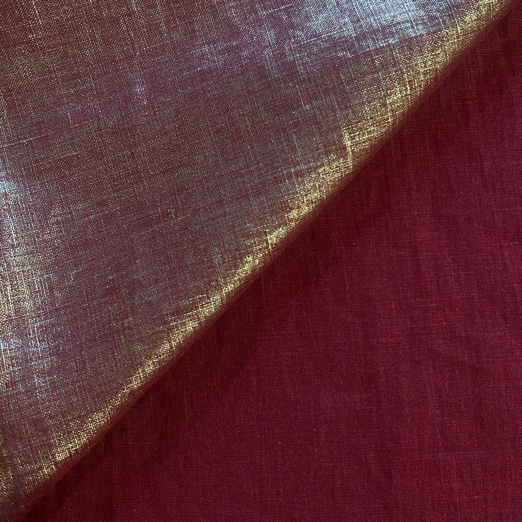 Red & Gold Linen