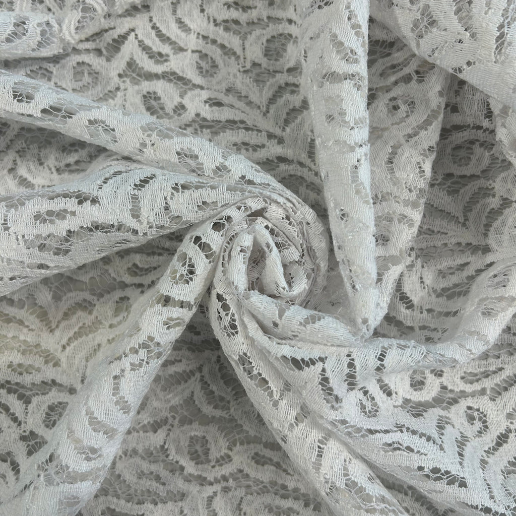 Snow White Paisley Lace