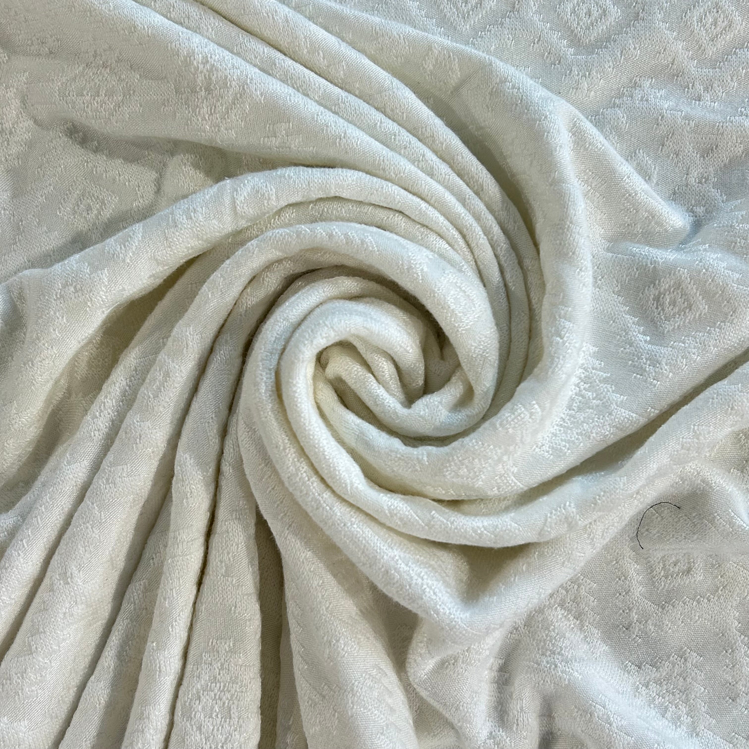 Ivory Viscose Fabric