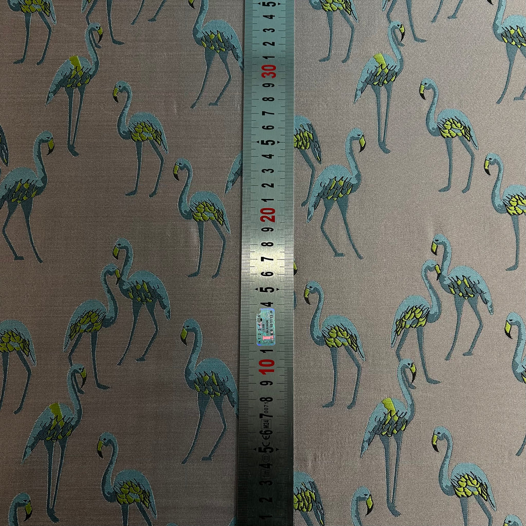 Pink Flamingo Jacquard