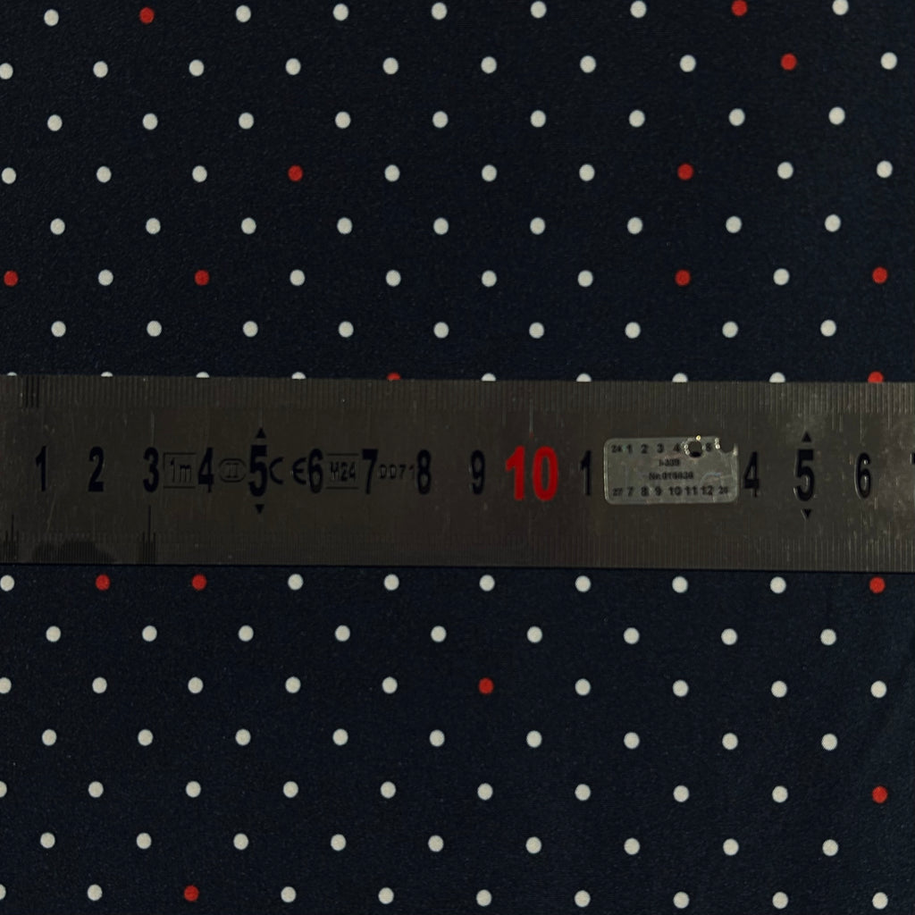 Waterproof Navy Polka Dot