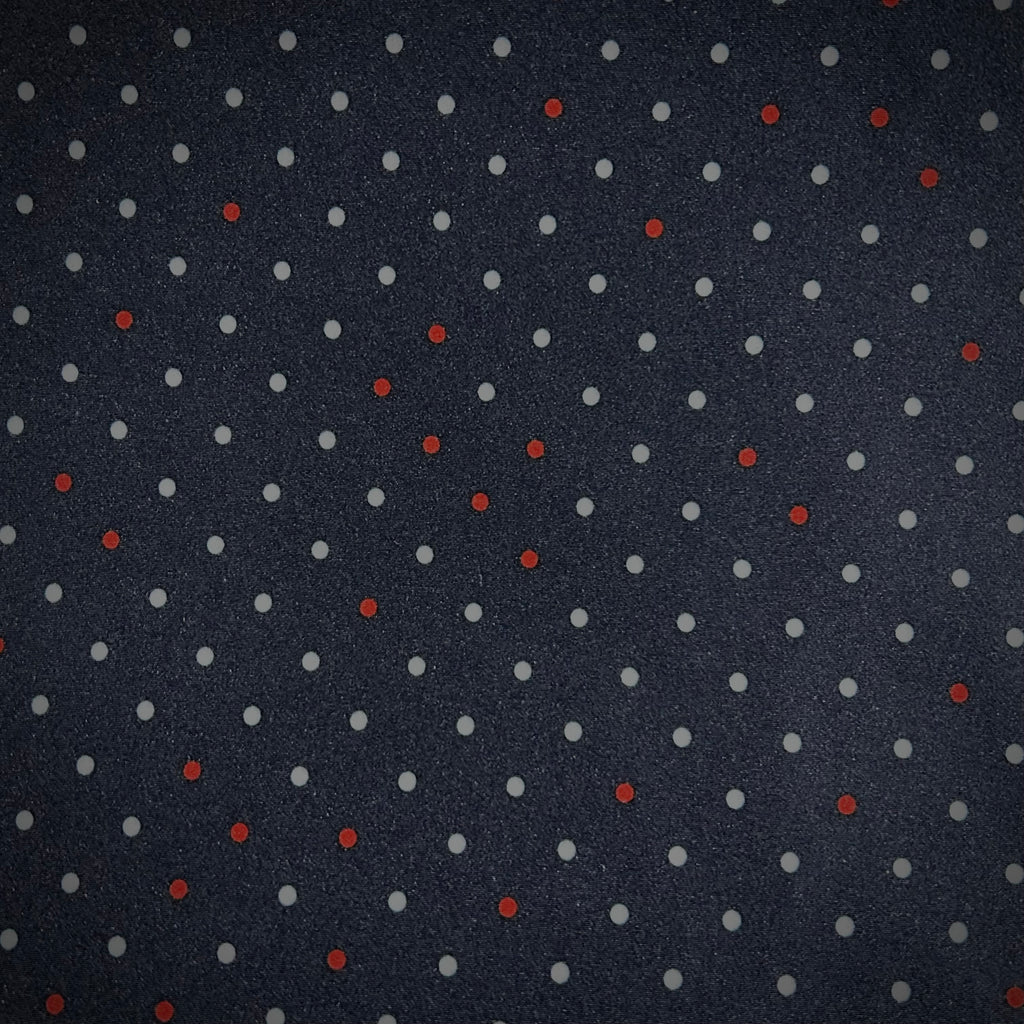 Waterproof Navy Polka Dot