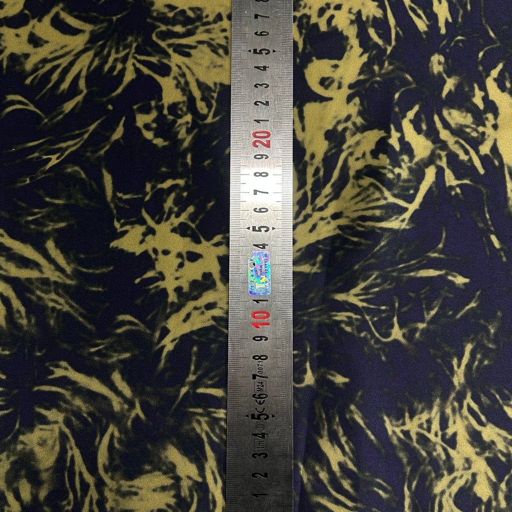 Midnight Botanical Silk