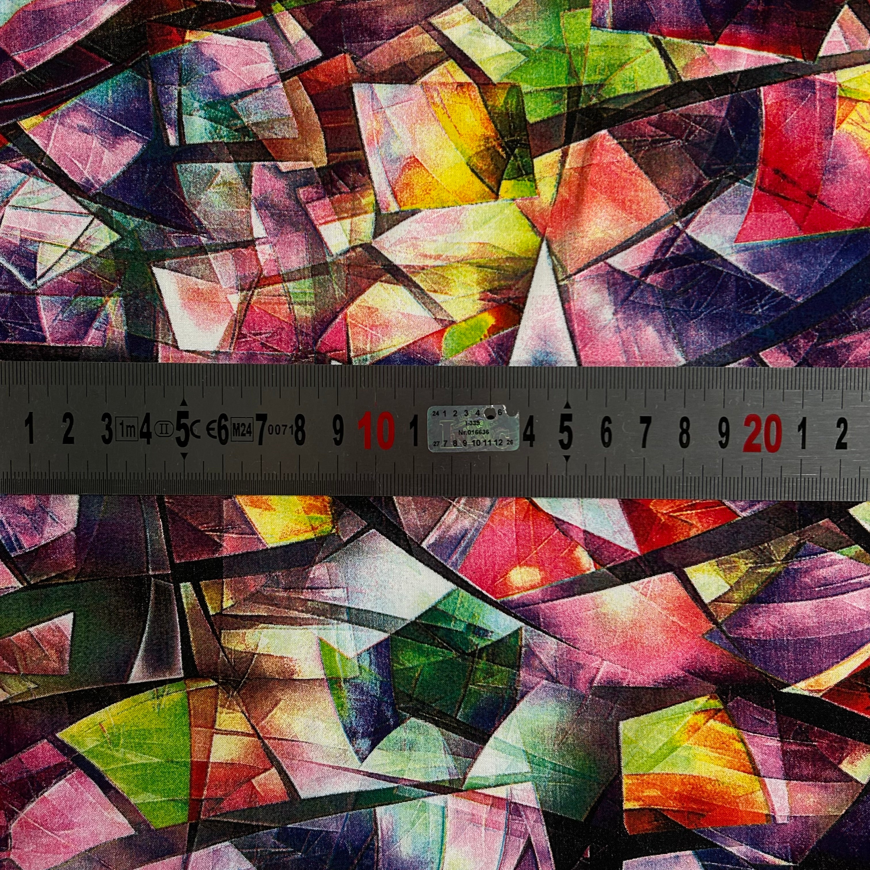 Stained Glass Abstract Fabric