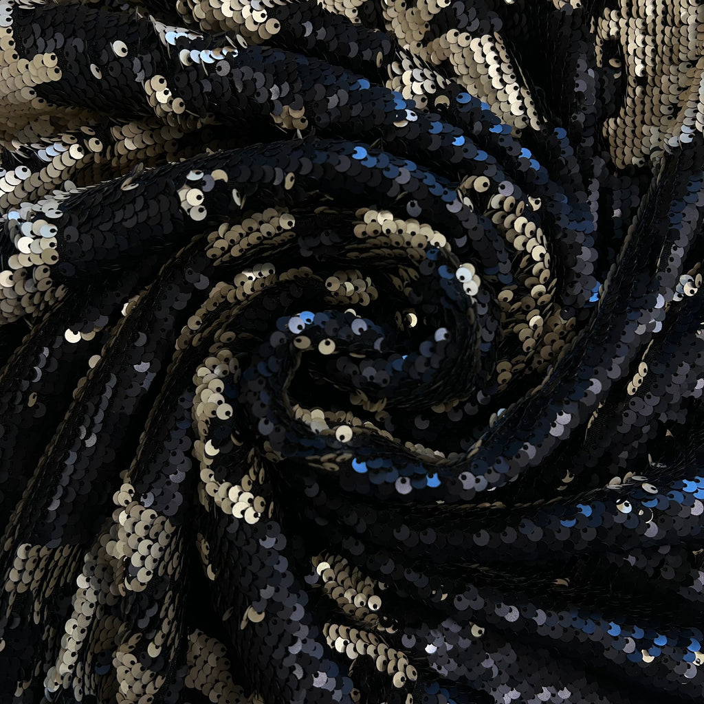 Black & Champagne Sequin