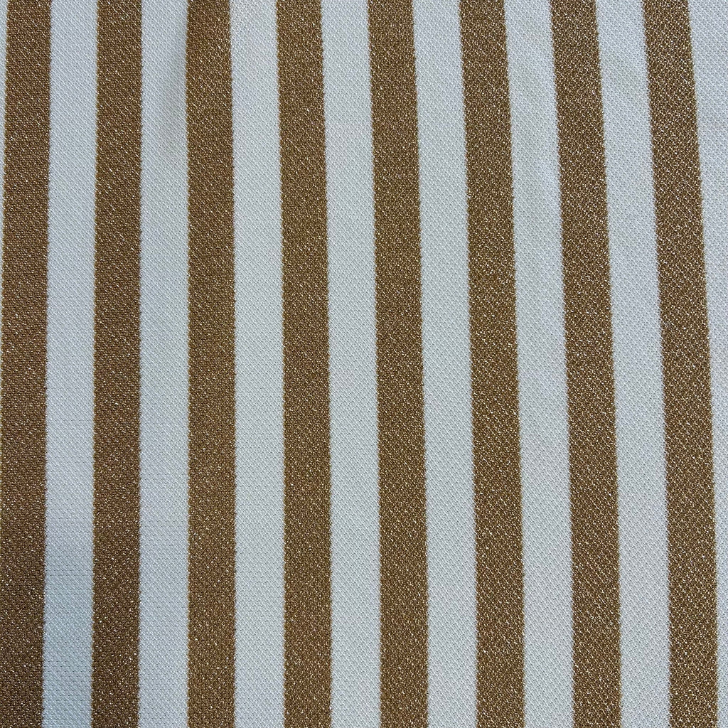 White Gold Glitter Stripe