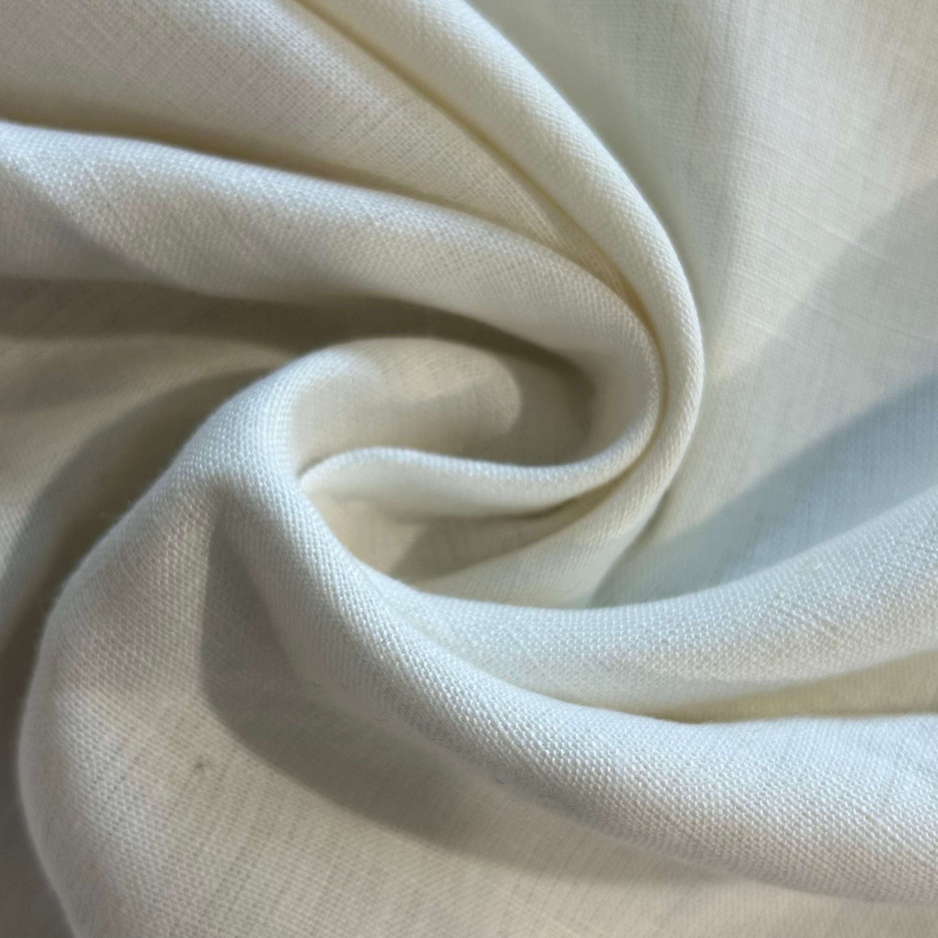 White Earopean Flax Linen