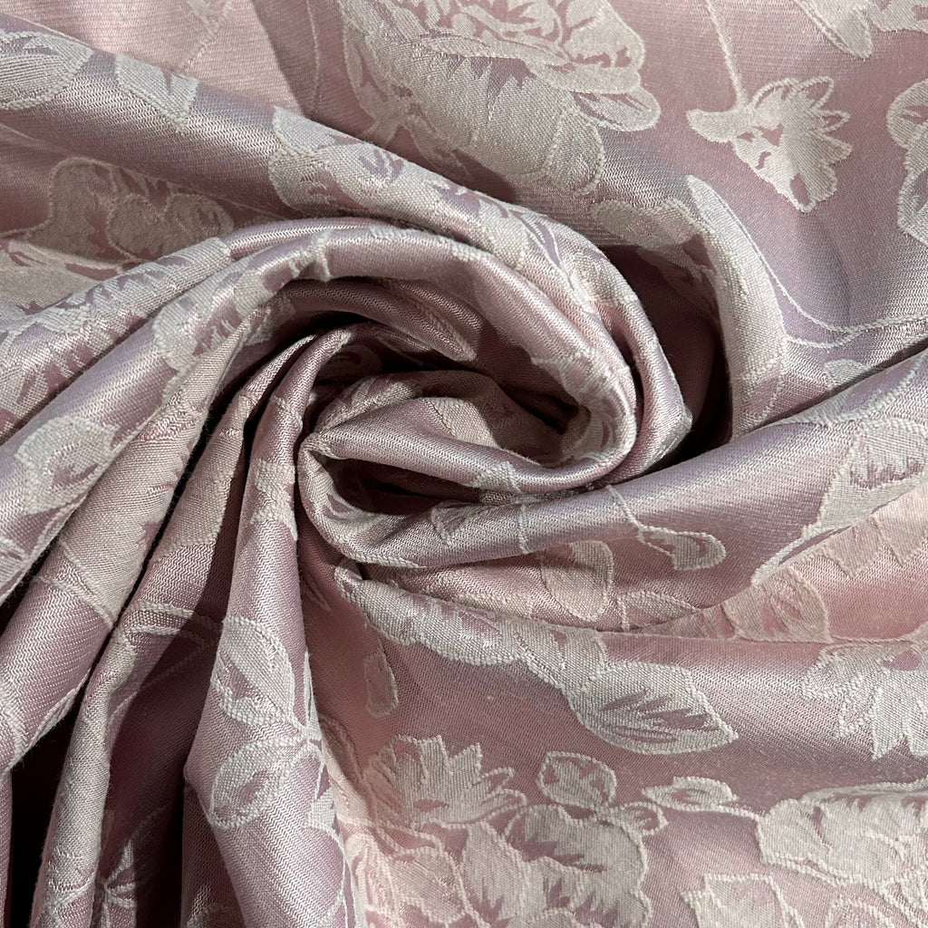 Flowers Pink Jacquard