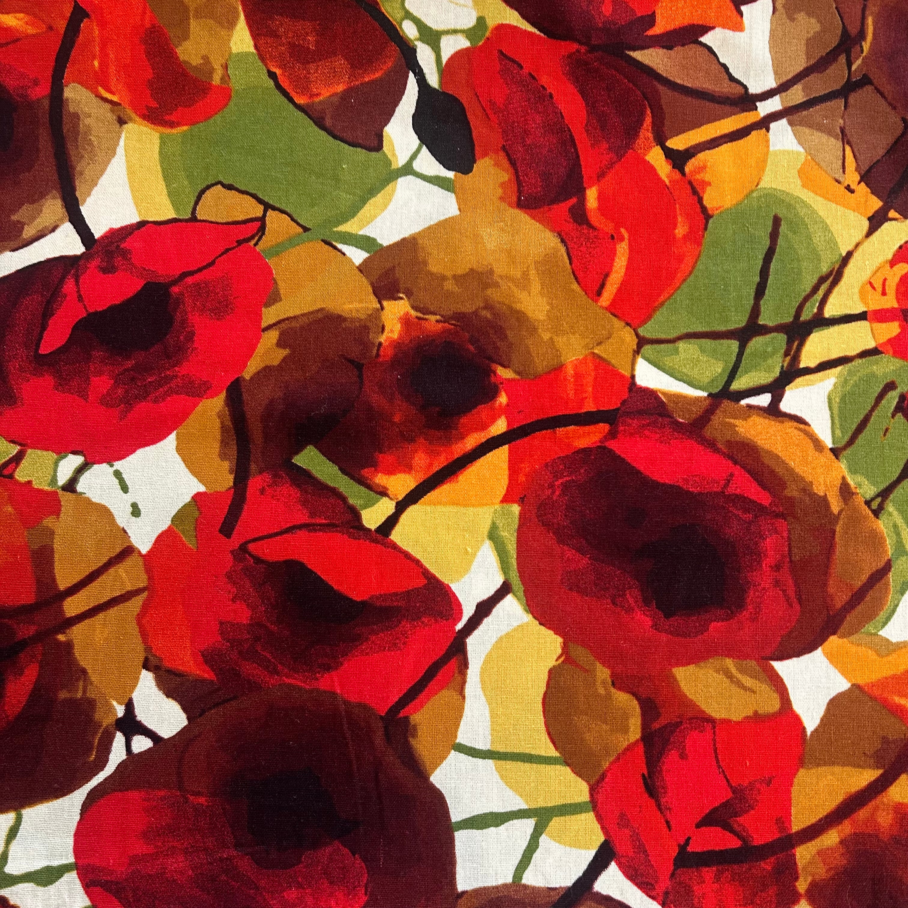 Linen Poppies Watercolo