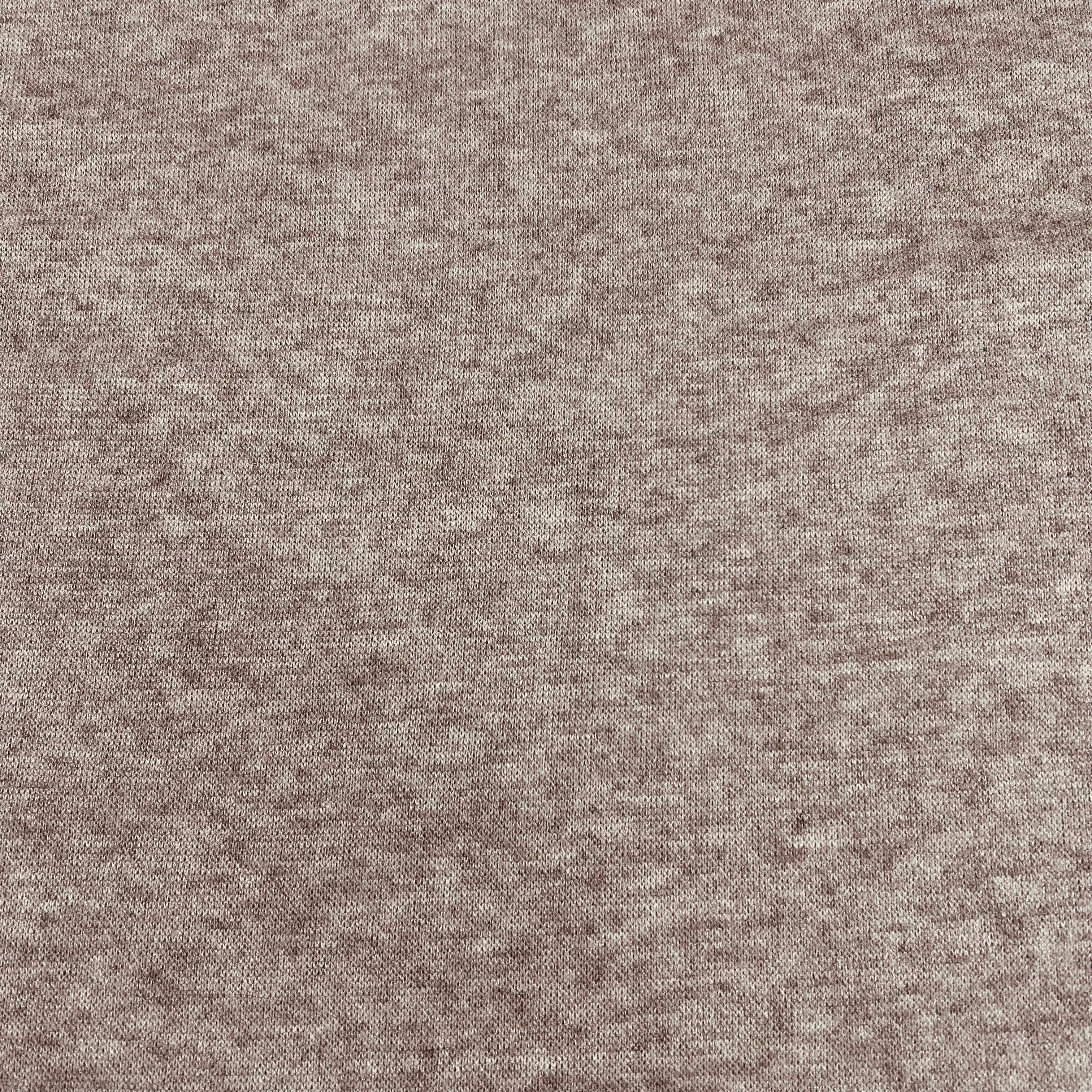 Coffee Beige Melange Jersey Knit