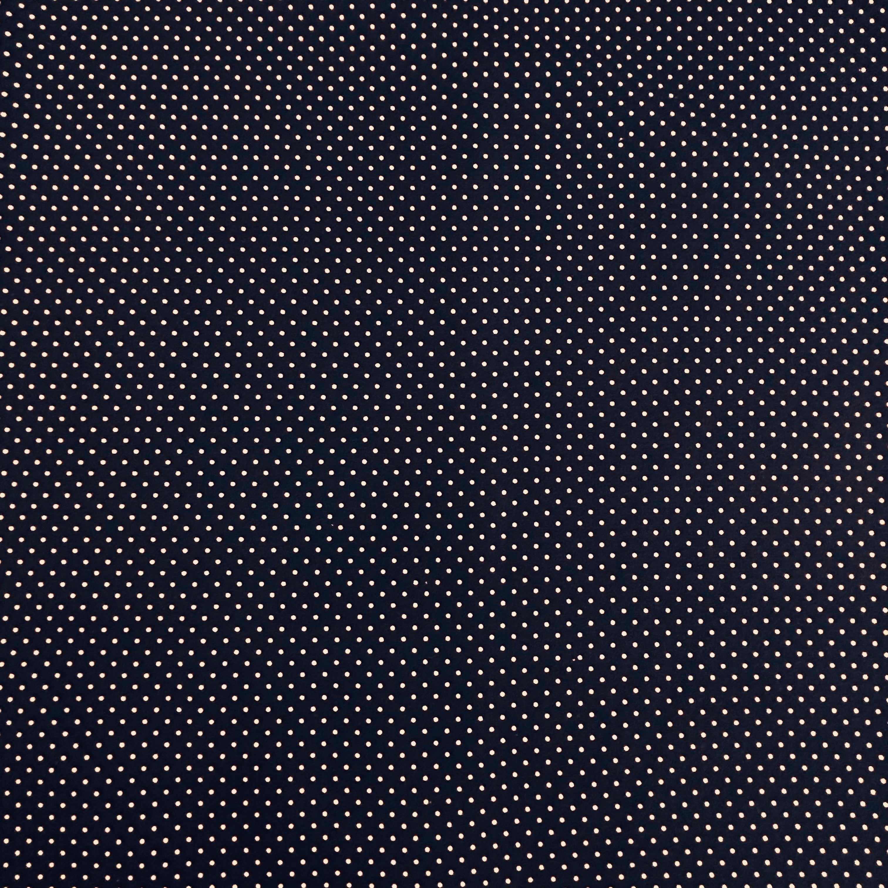 Navy Petit Dots