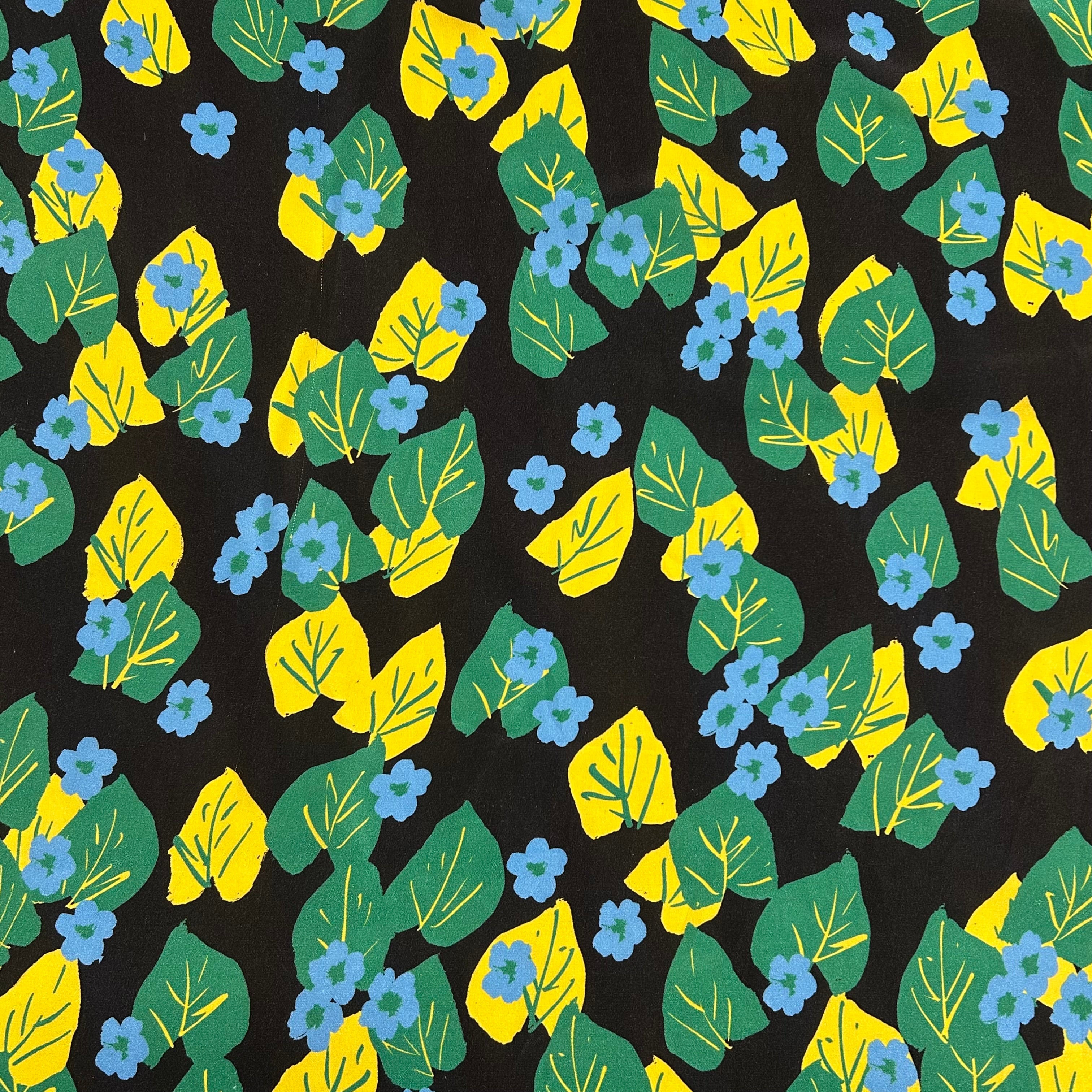 Midnight Garden Silk