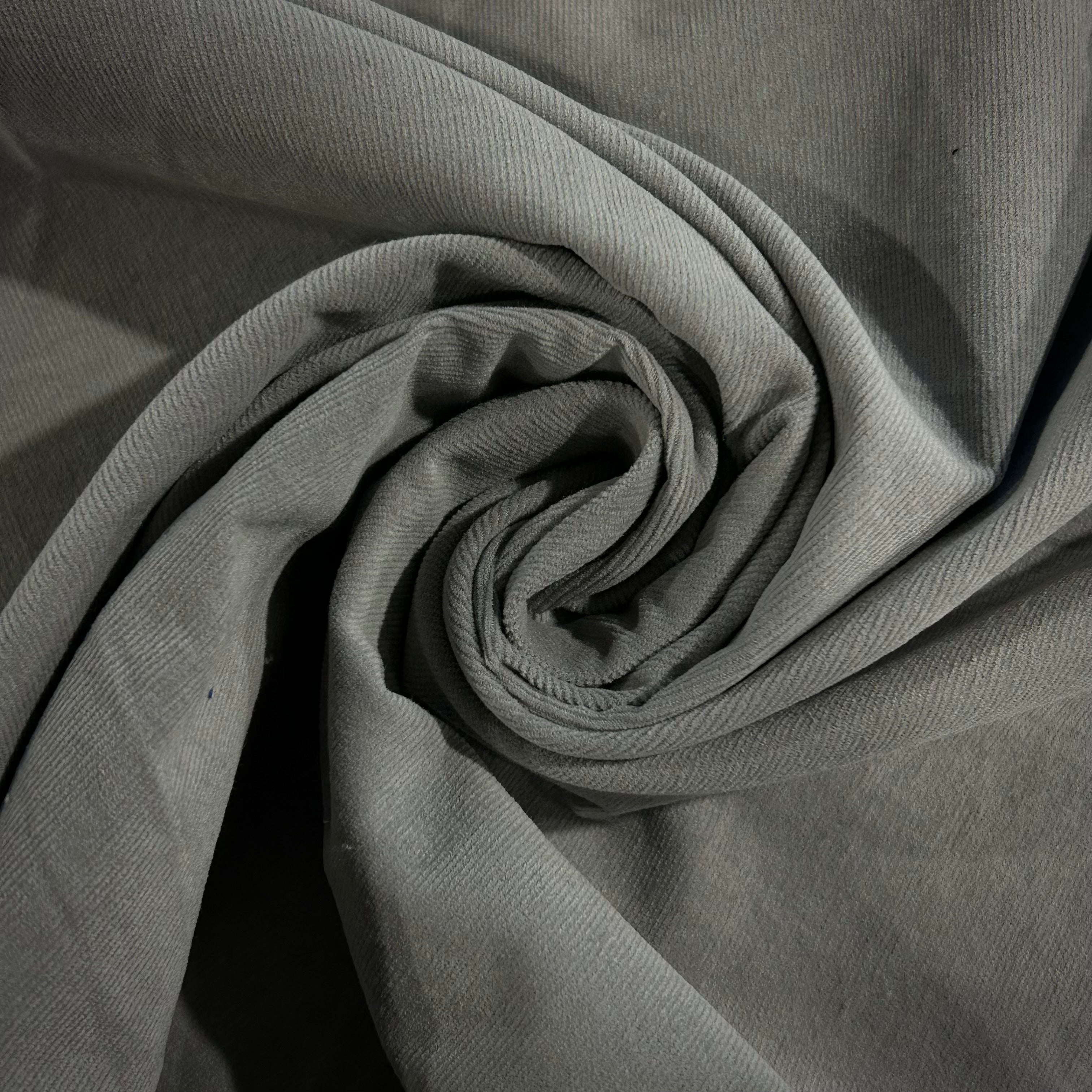 Grey Velveteen
