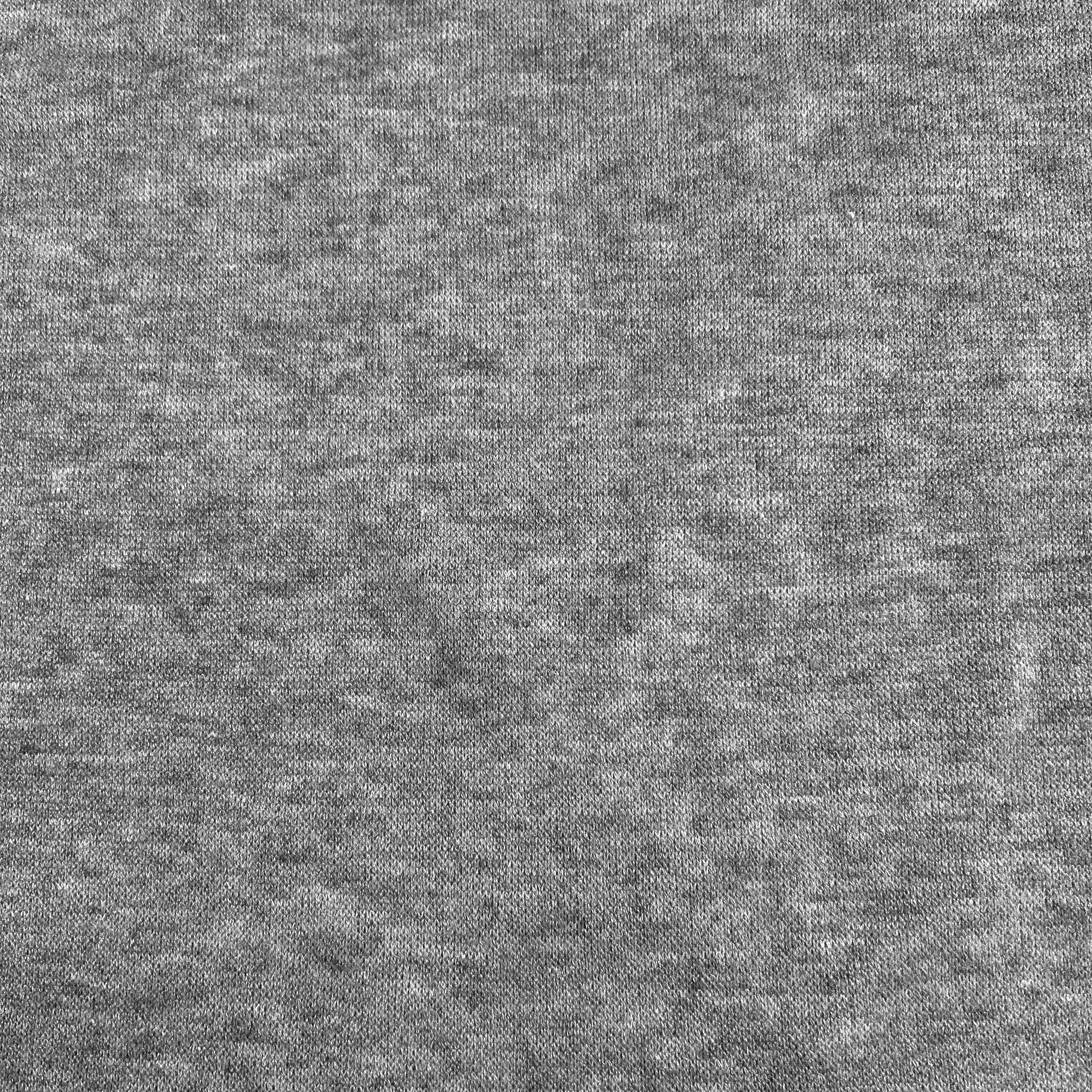 Grey Melange Jersey Knit