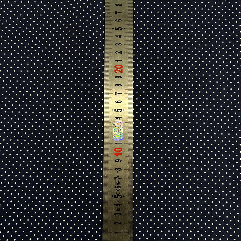 Navy Petit Dots
