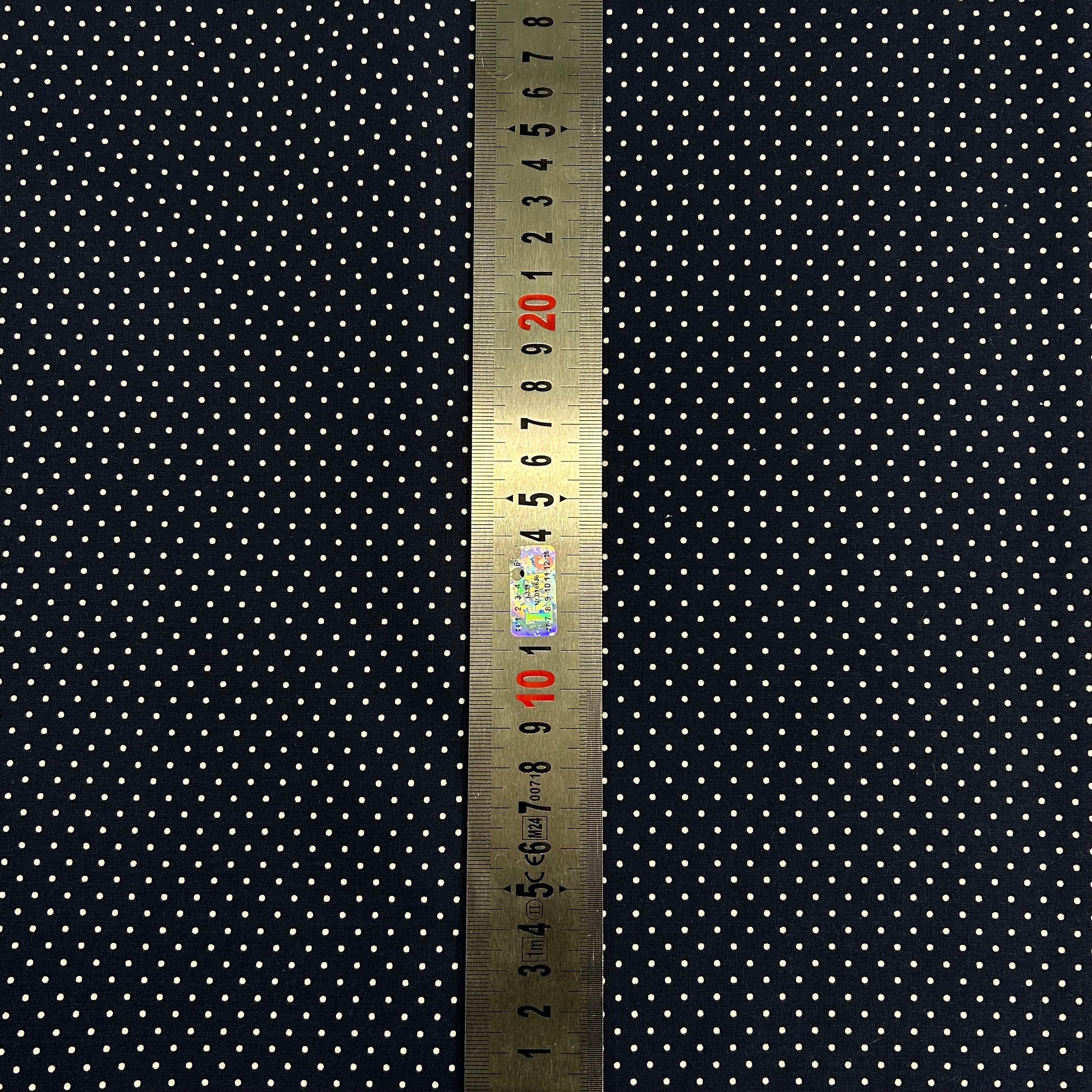 Navy Petit Dots