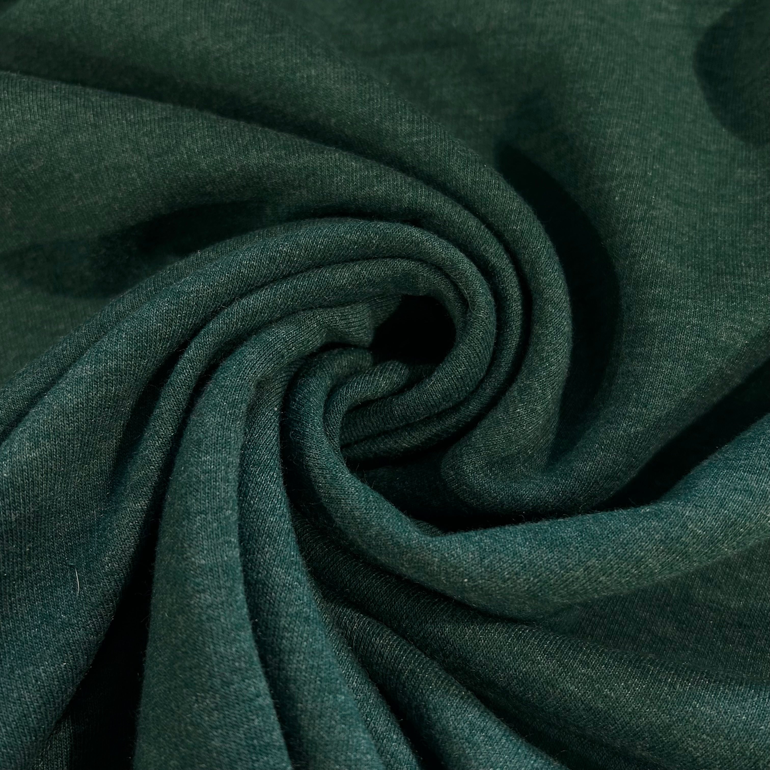 Dark Emirald Brushed Sweatshirt Fleece