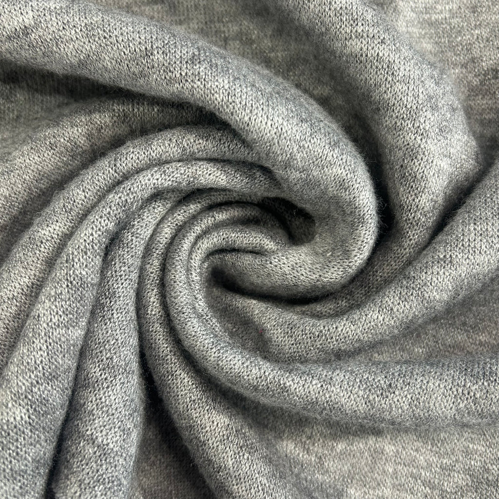 Grey Melange Jersey Knit