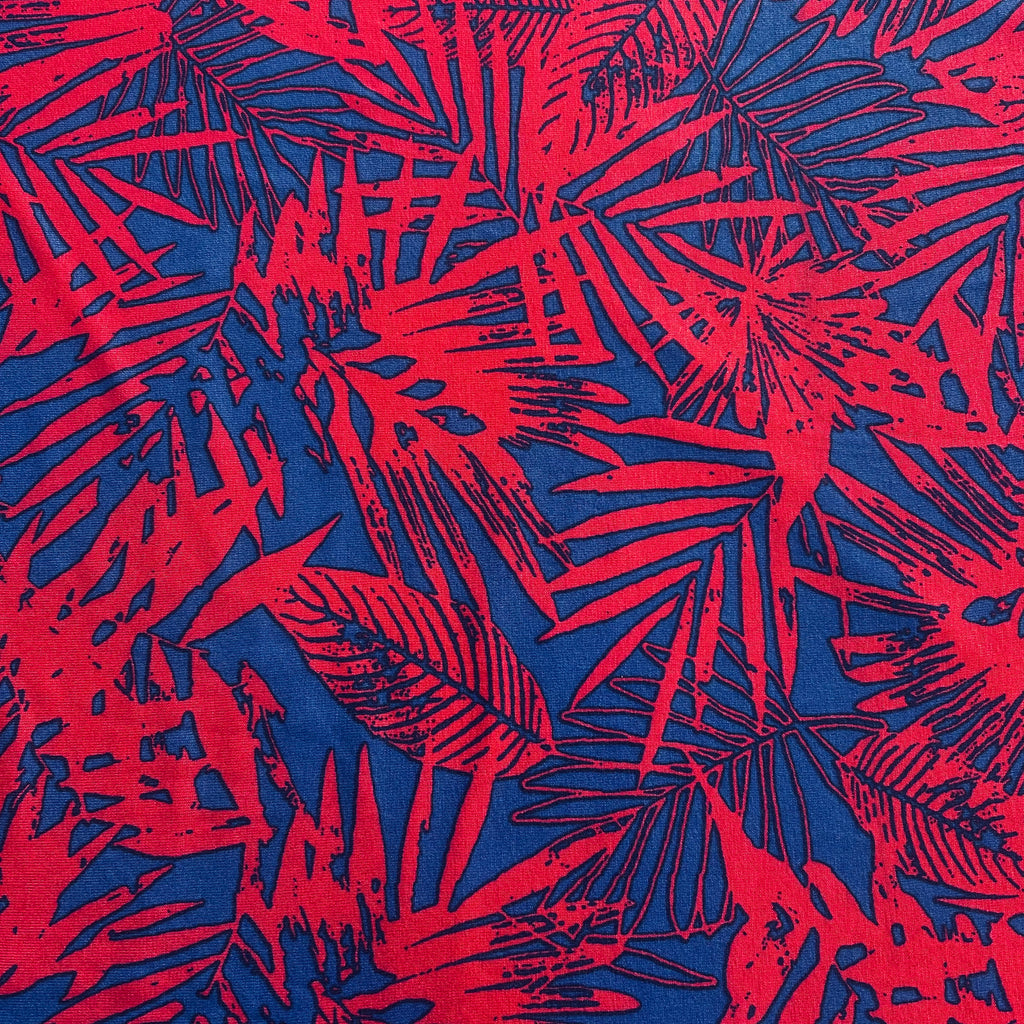 Pink Tropical Viscose Stretch