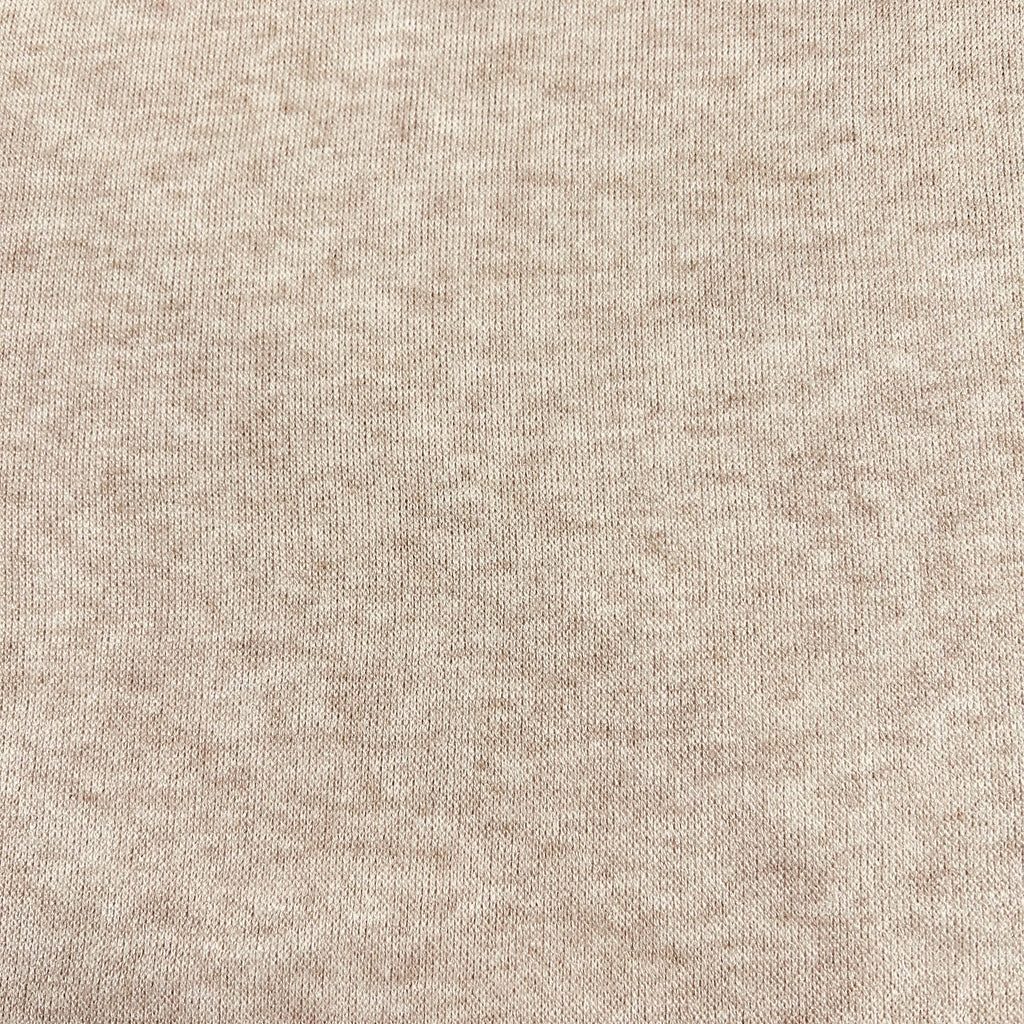 Beige Melange Jersey Knit