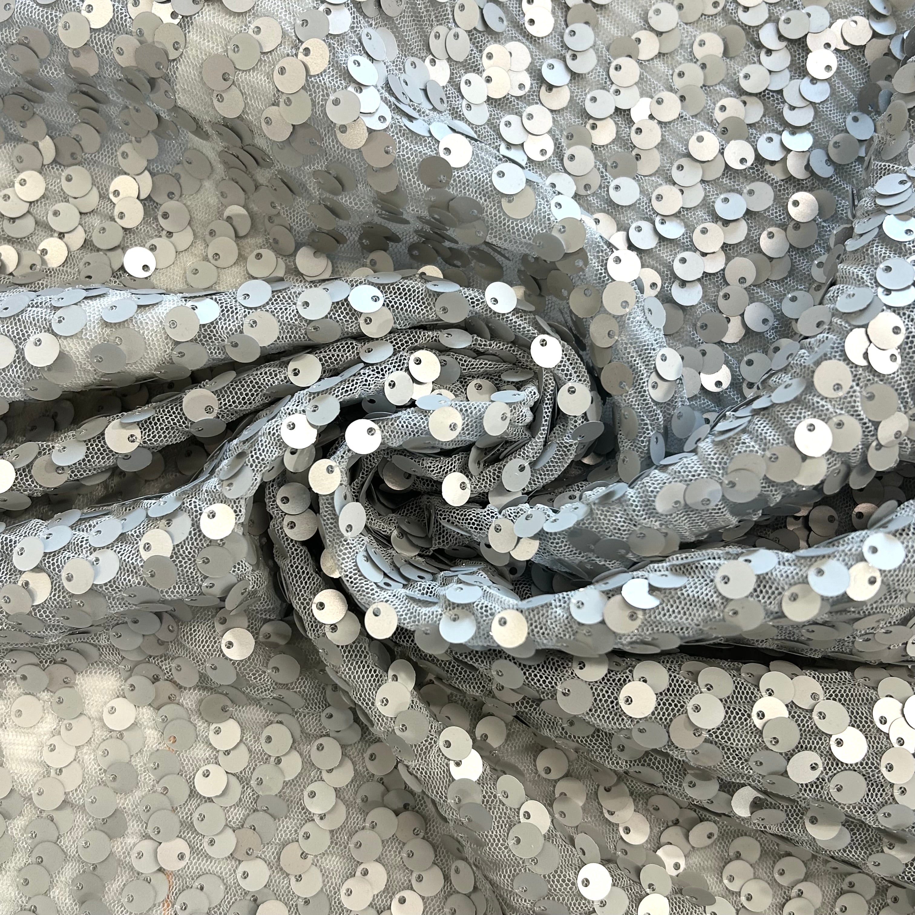 Silver Pearl Sequins