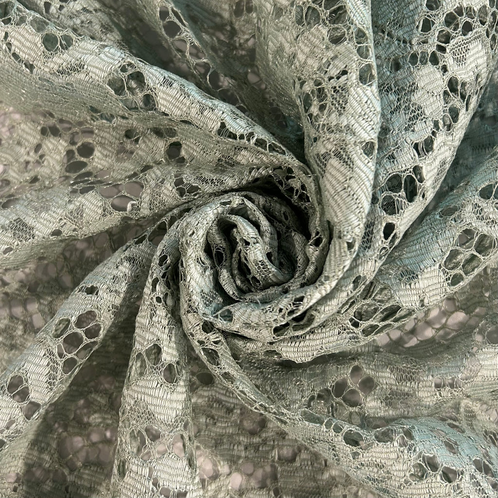 Sage Green Paisley Lace