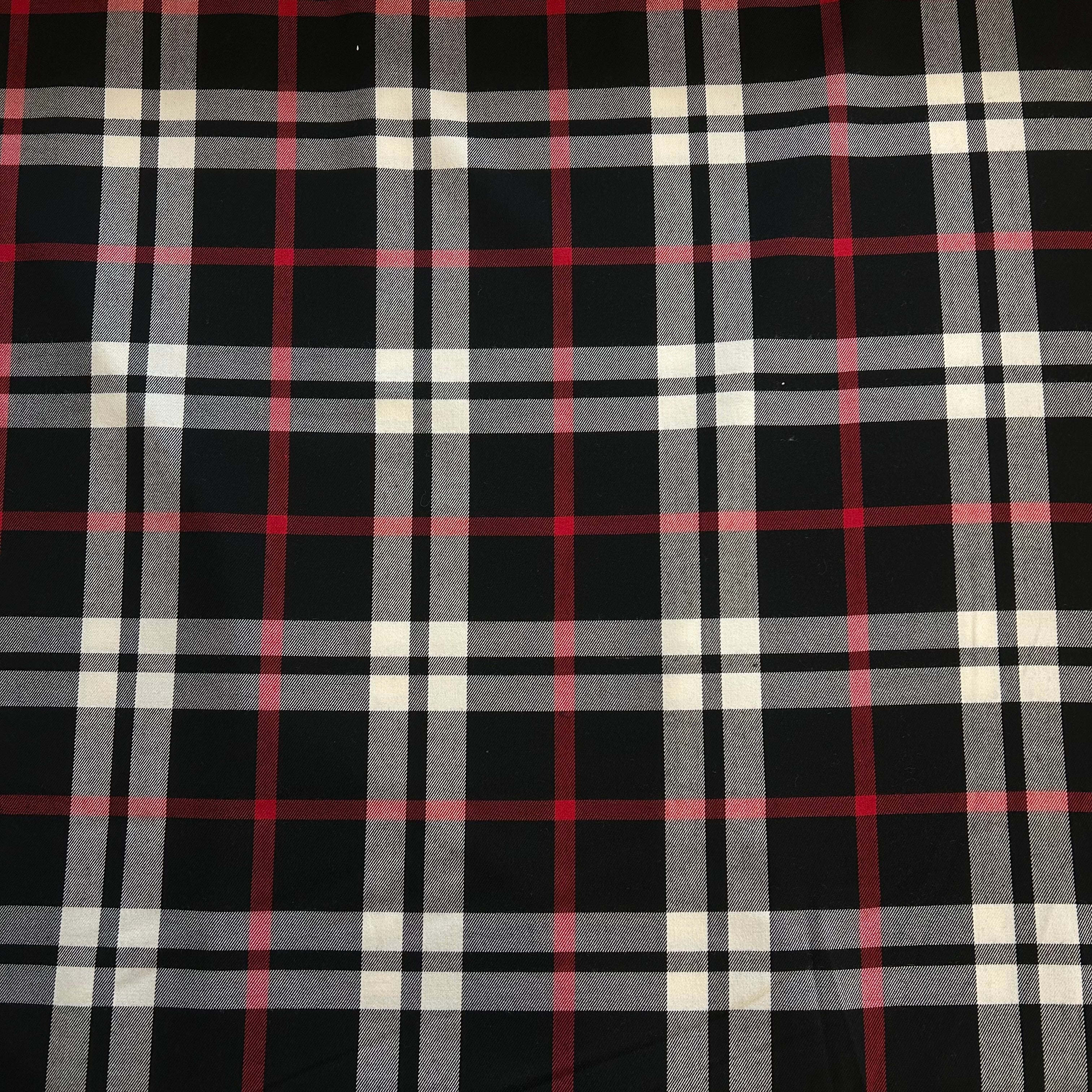 Black Tartan Check