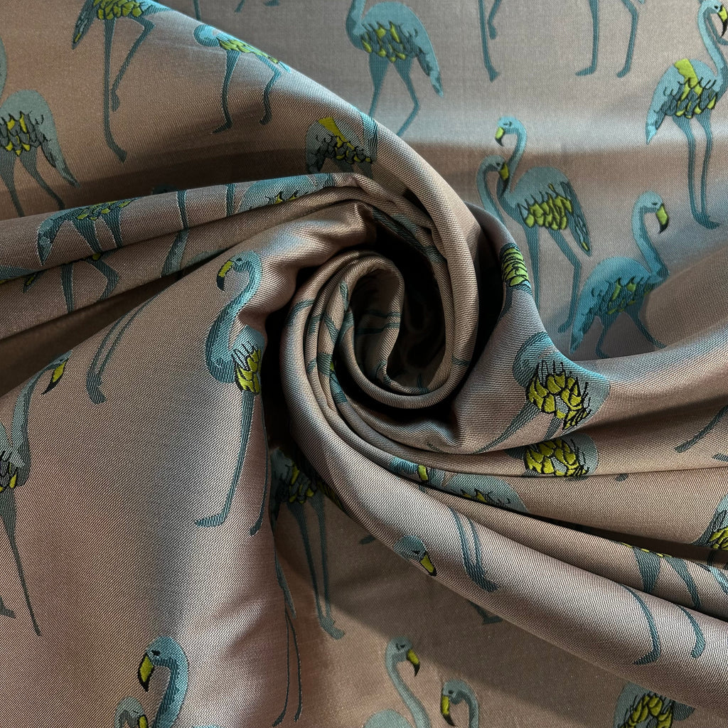 Pink Flamingo Jacquard