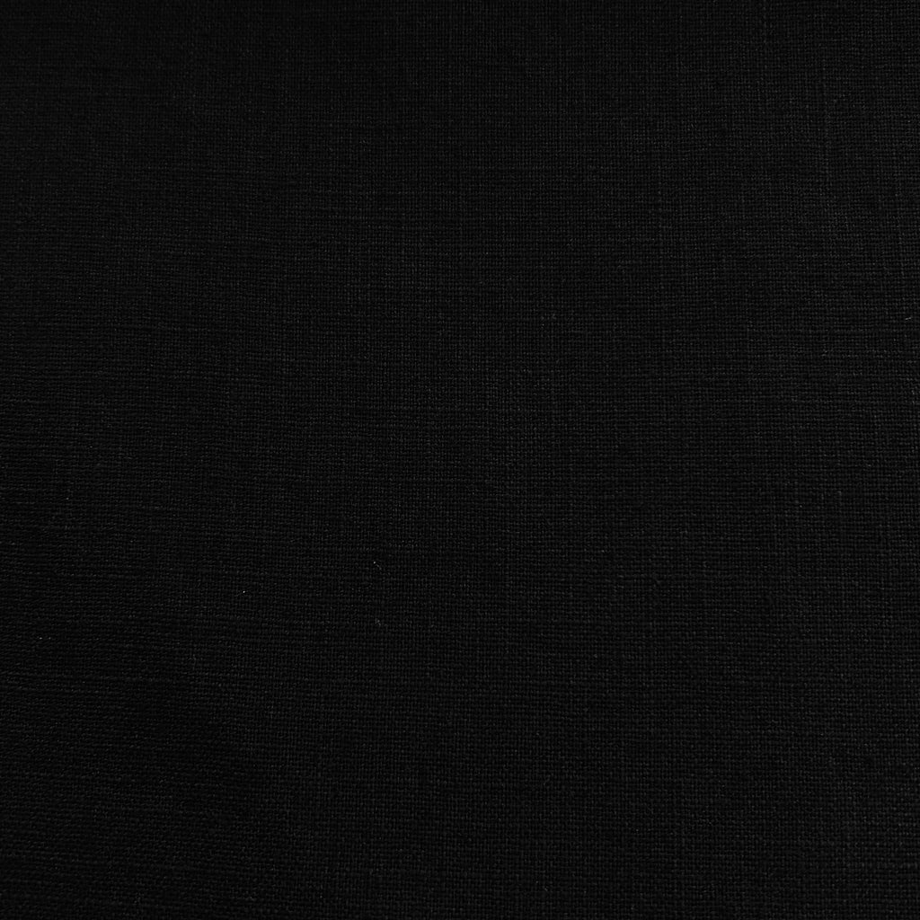 Black Earopean Flax Linen