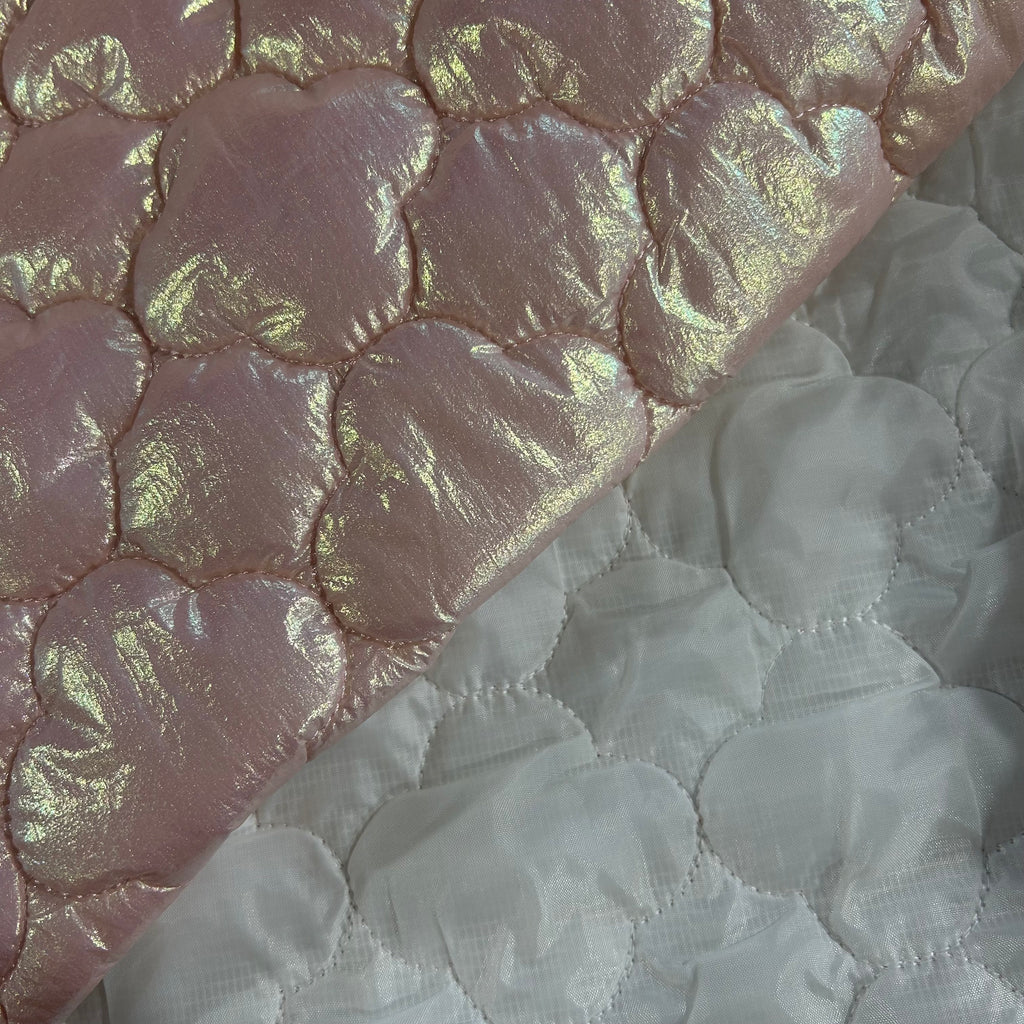 Quilted Eco Leather Rose Pearl