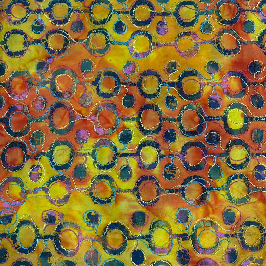 Sunset Batik Embroider