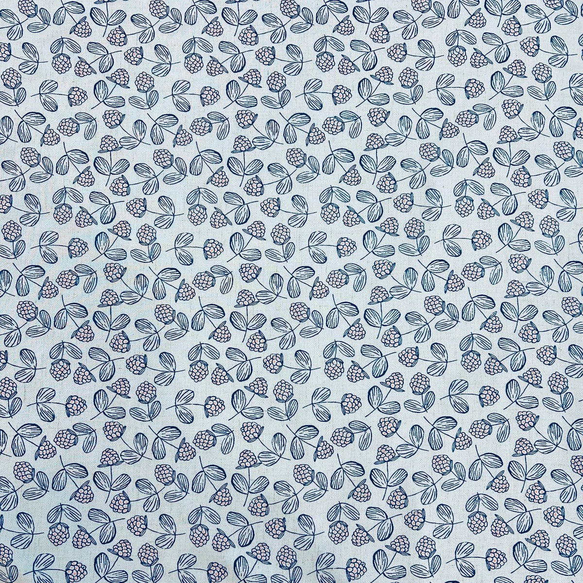 Sky Rasberry Linen – Magnolica Fabrics
